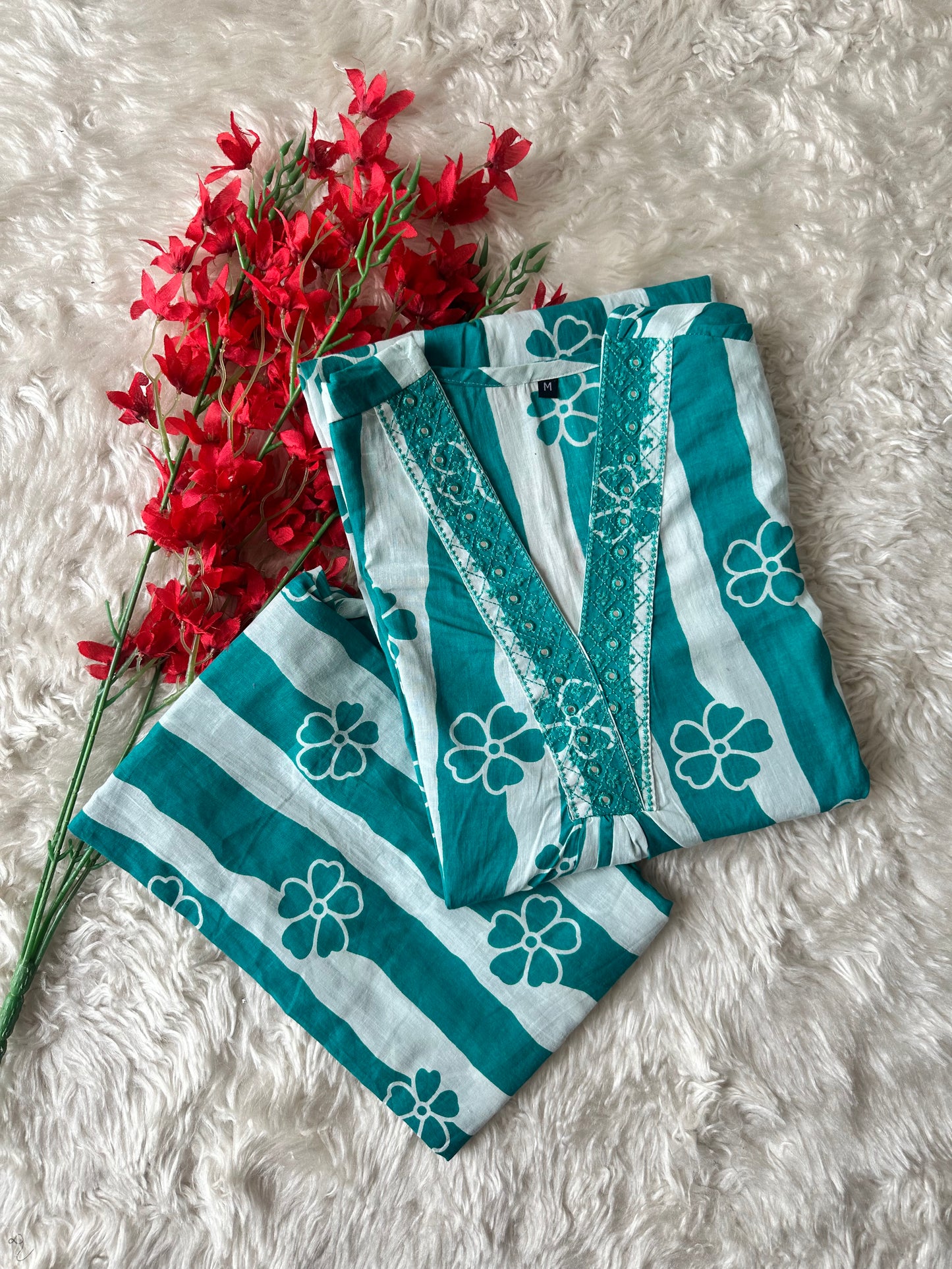 Cotton Kurti Pant Set