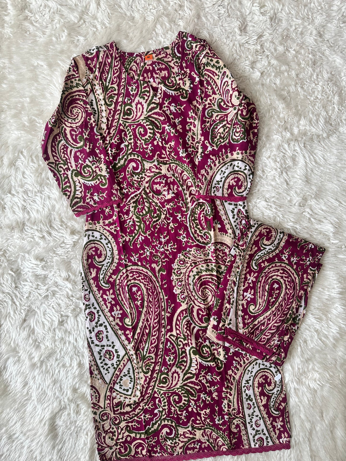 Cotton Kurti Pant Set