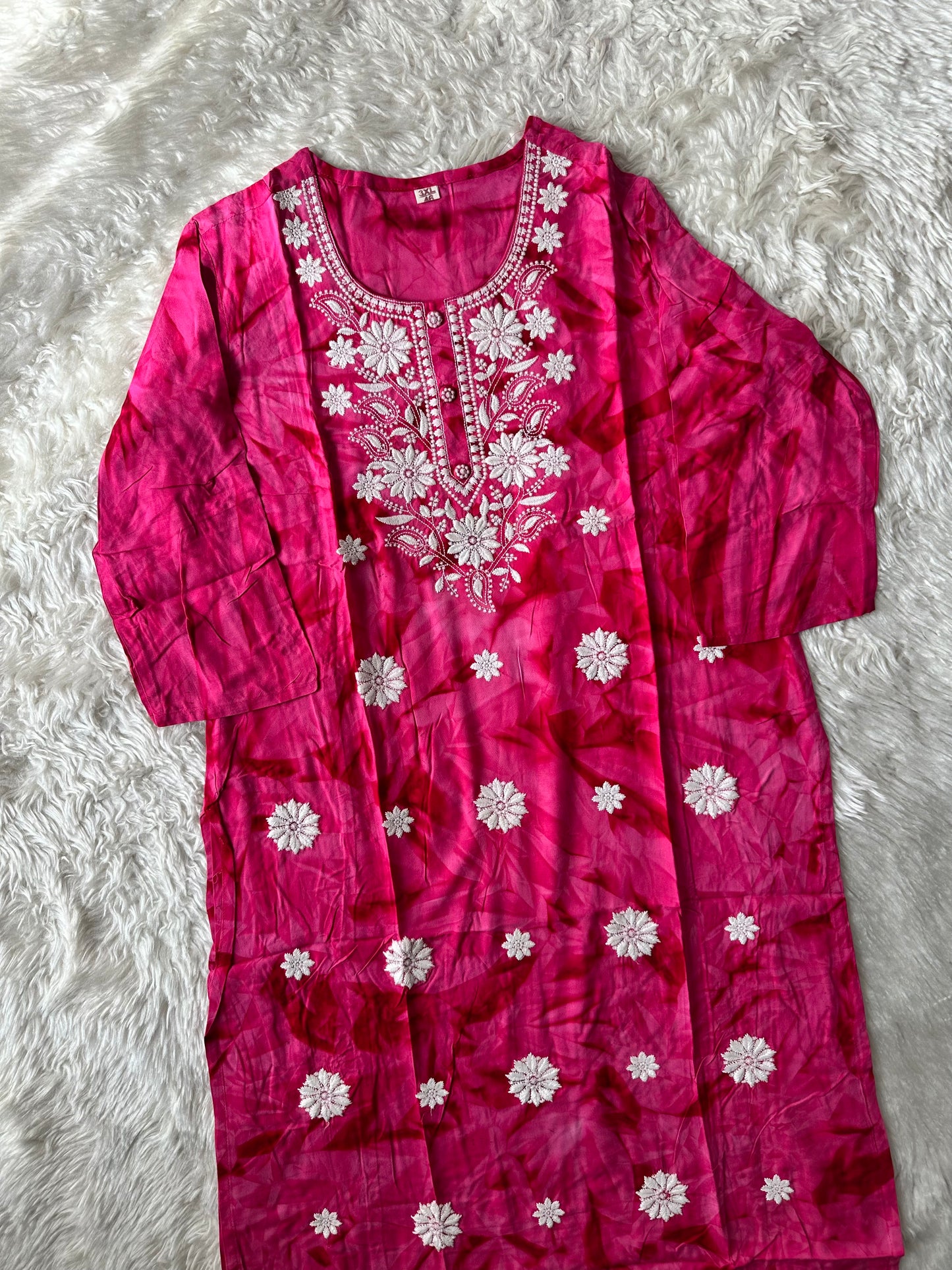 Rayon Kurti Pant Set