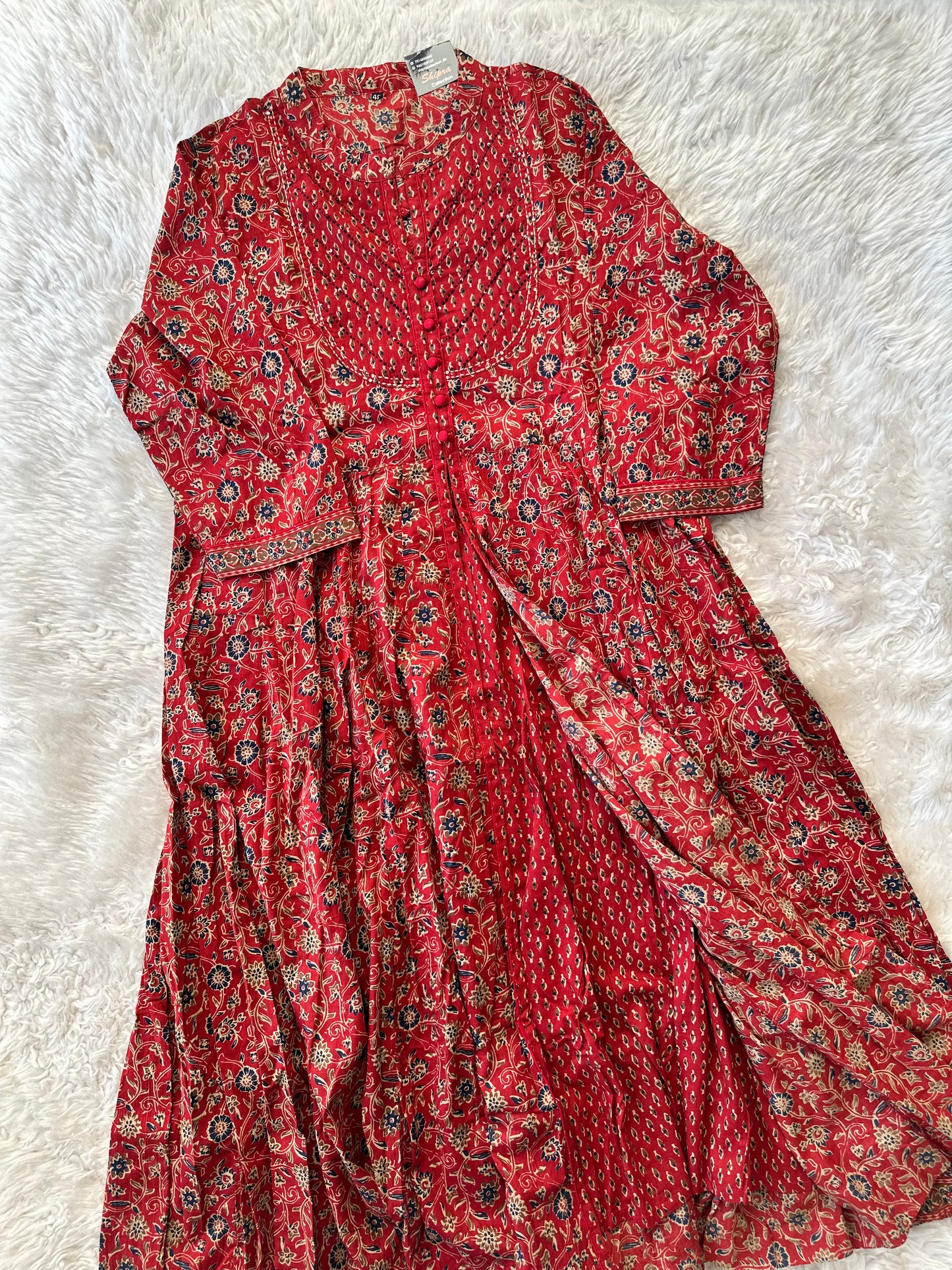 Premium Cotton Kurti Dupatta Set