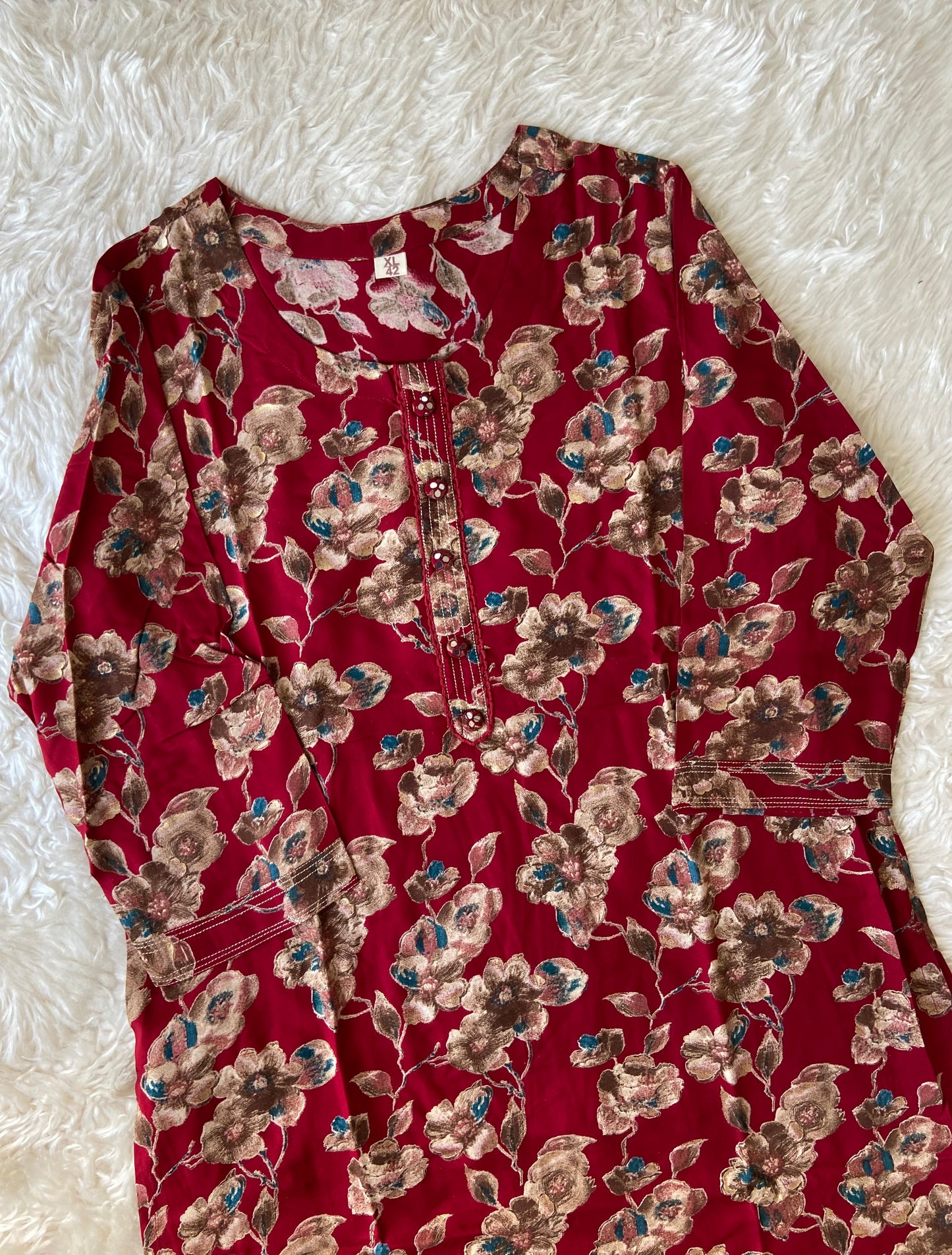 Soft Rayon Kurti Pant Set