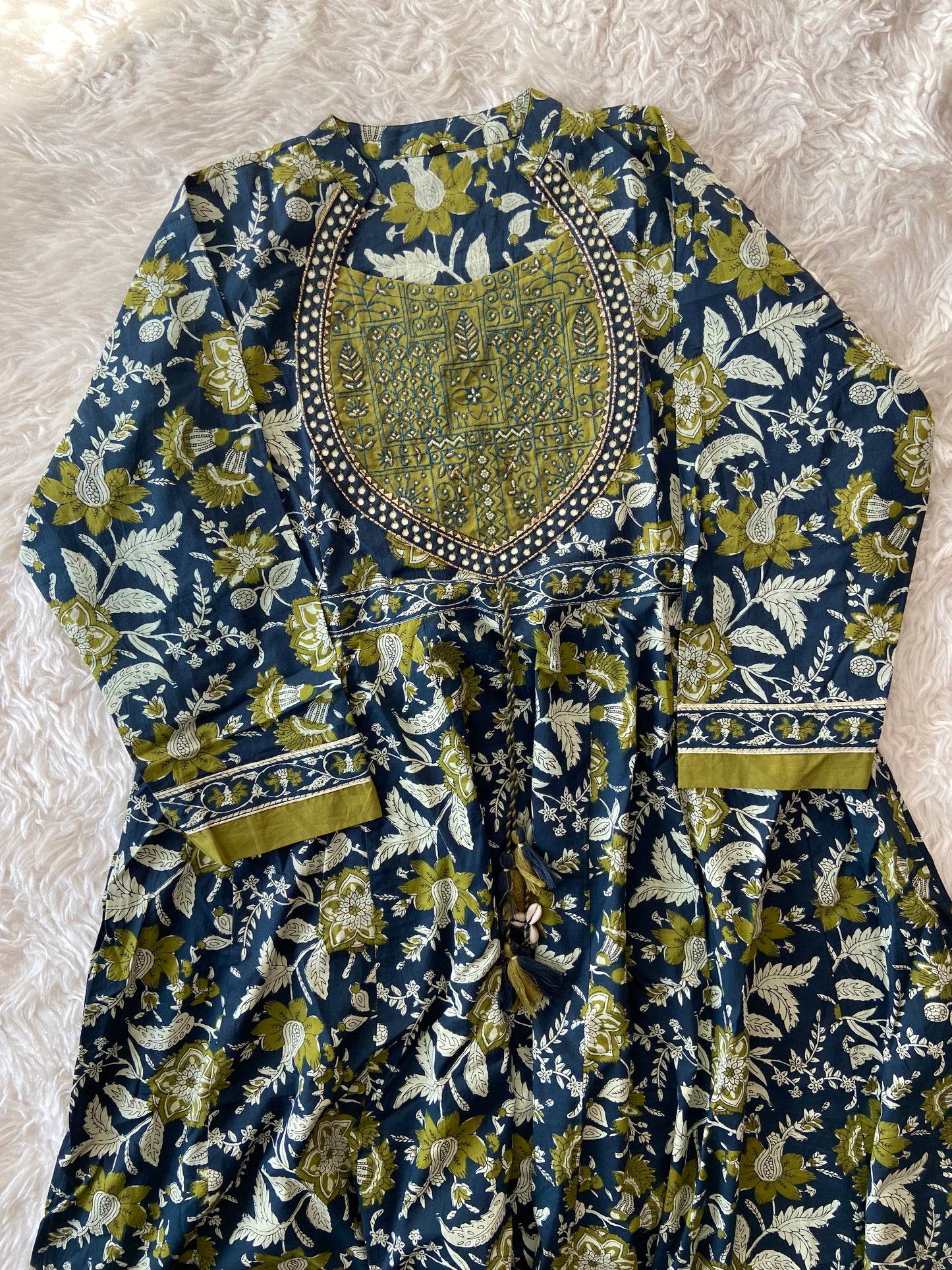 Premium Cotton Flare Kurti