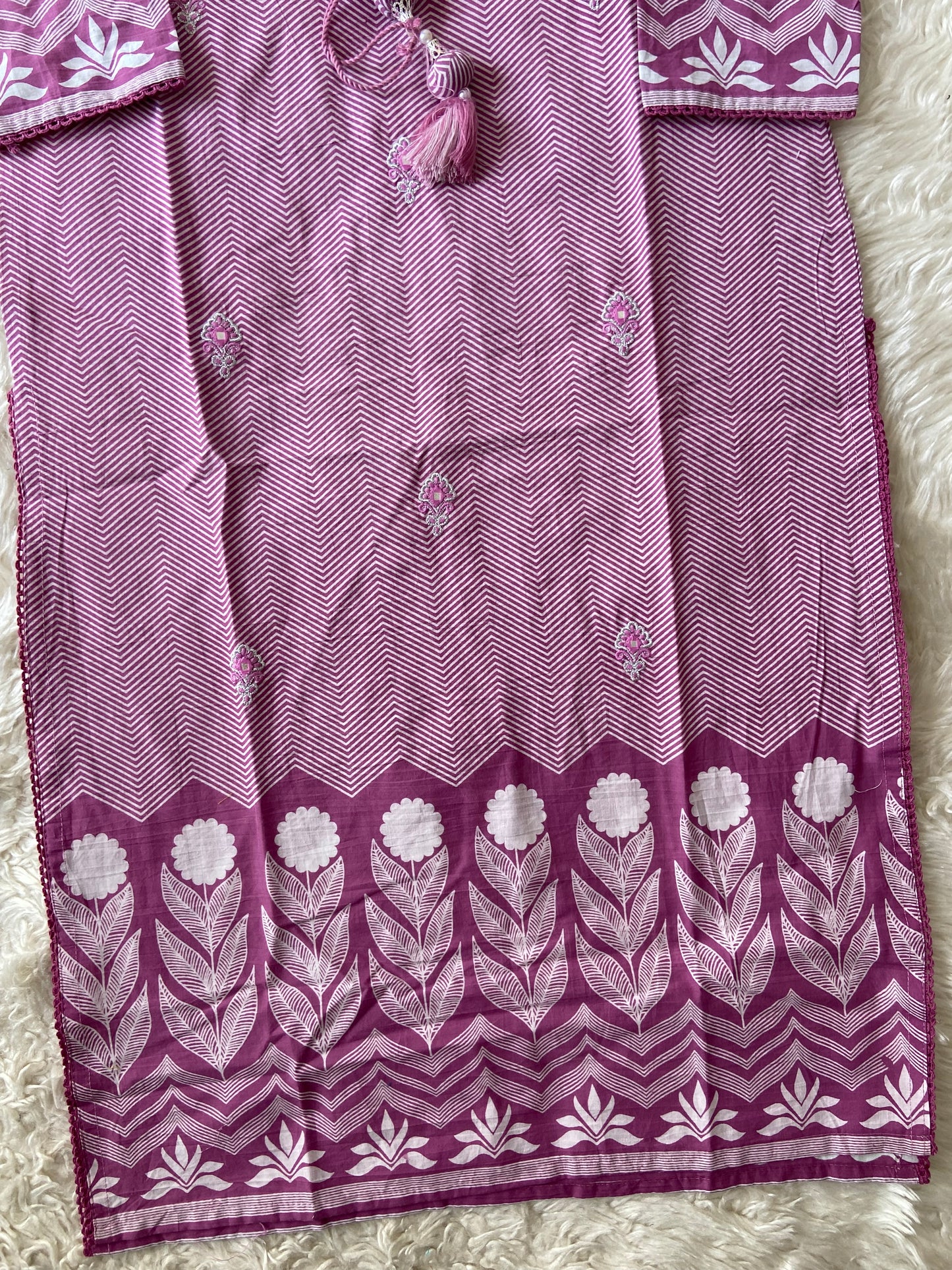 Pure Cotton Kurti Pant Set