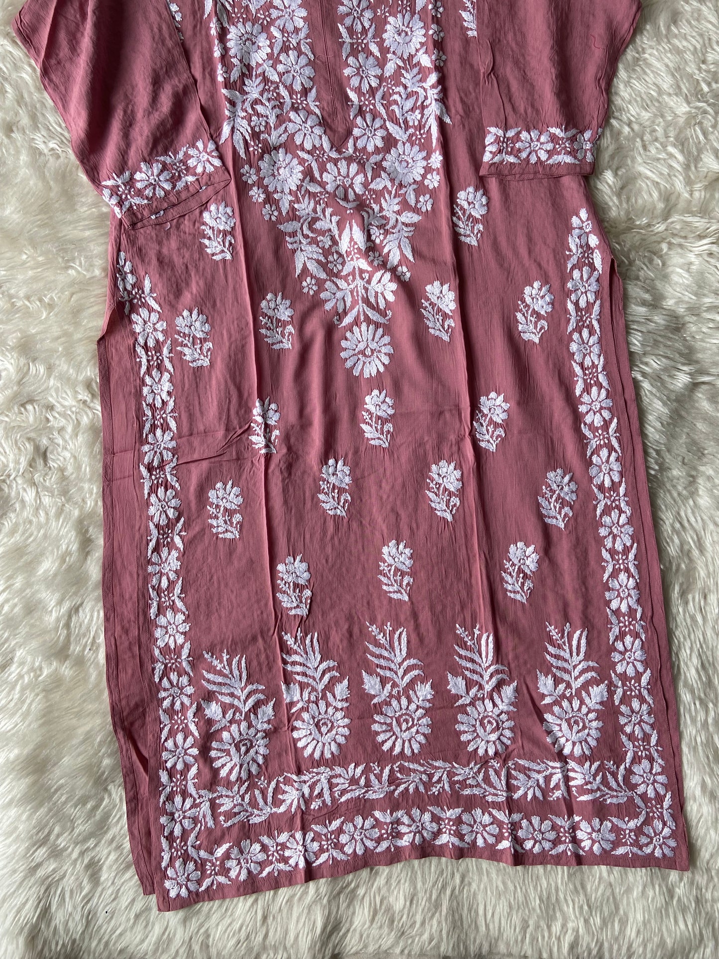 Modal Chikankari kurti