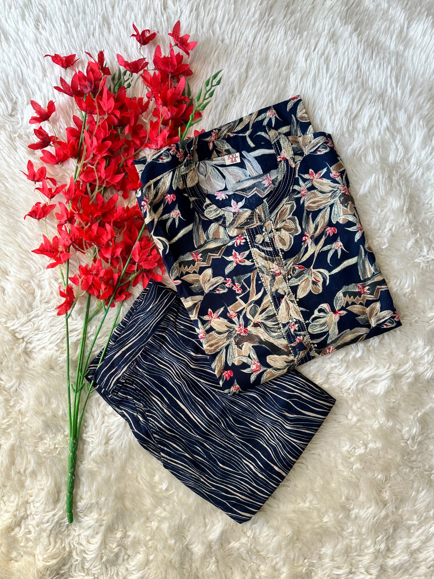 Soft Rayon Kurti Pant Set
