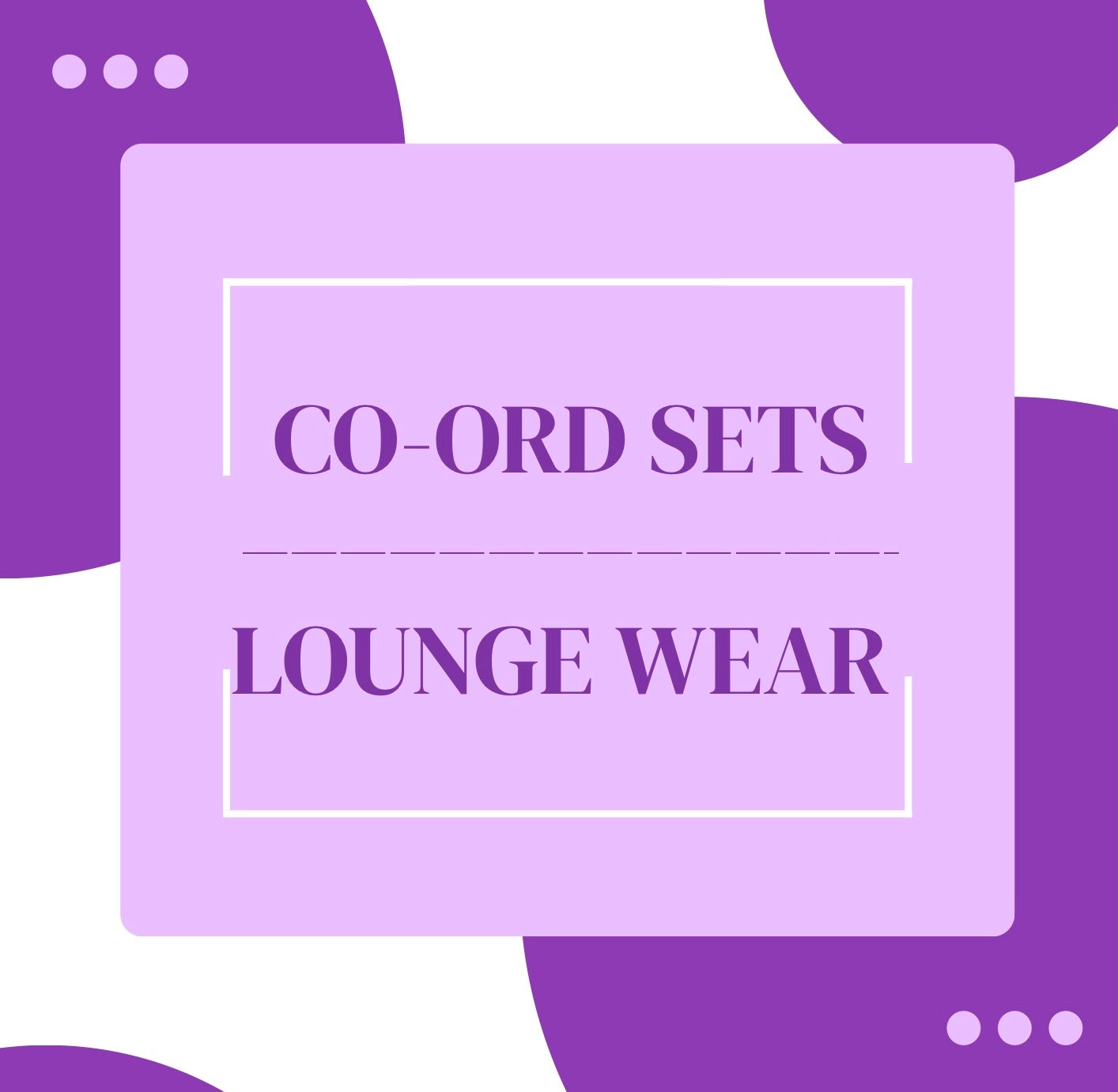 Co-ord Set / Lounge Wear