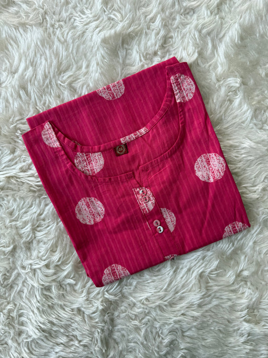 Pure Cotton Short Kurti