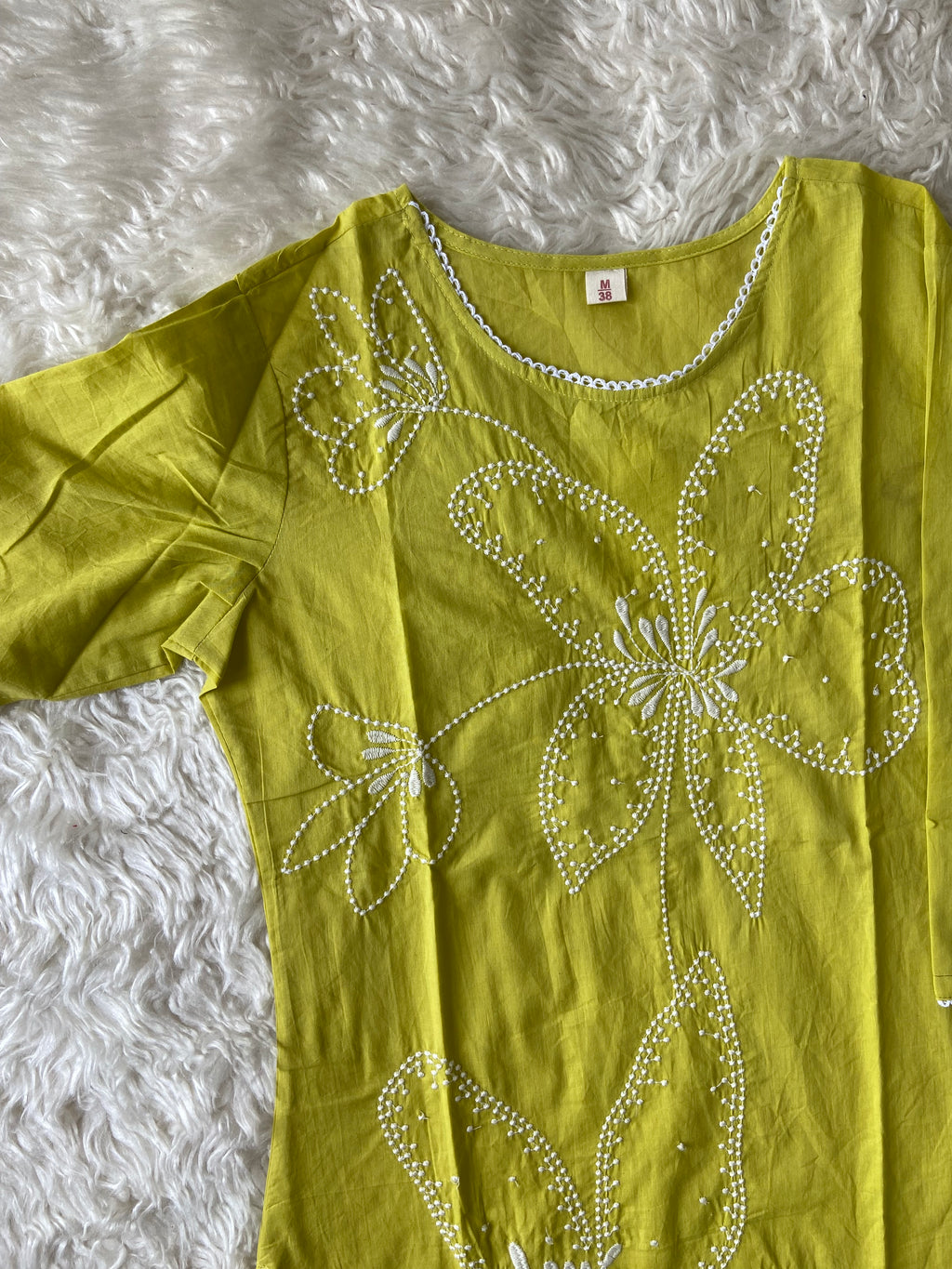 Hit selling 🛍️ Pure Cotton Kurti Pant Dupatta Set