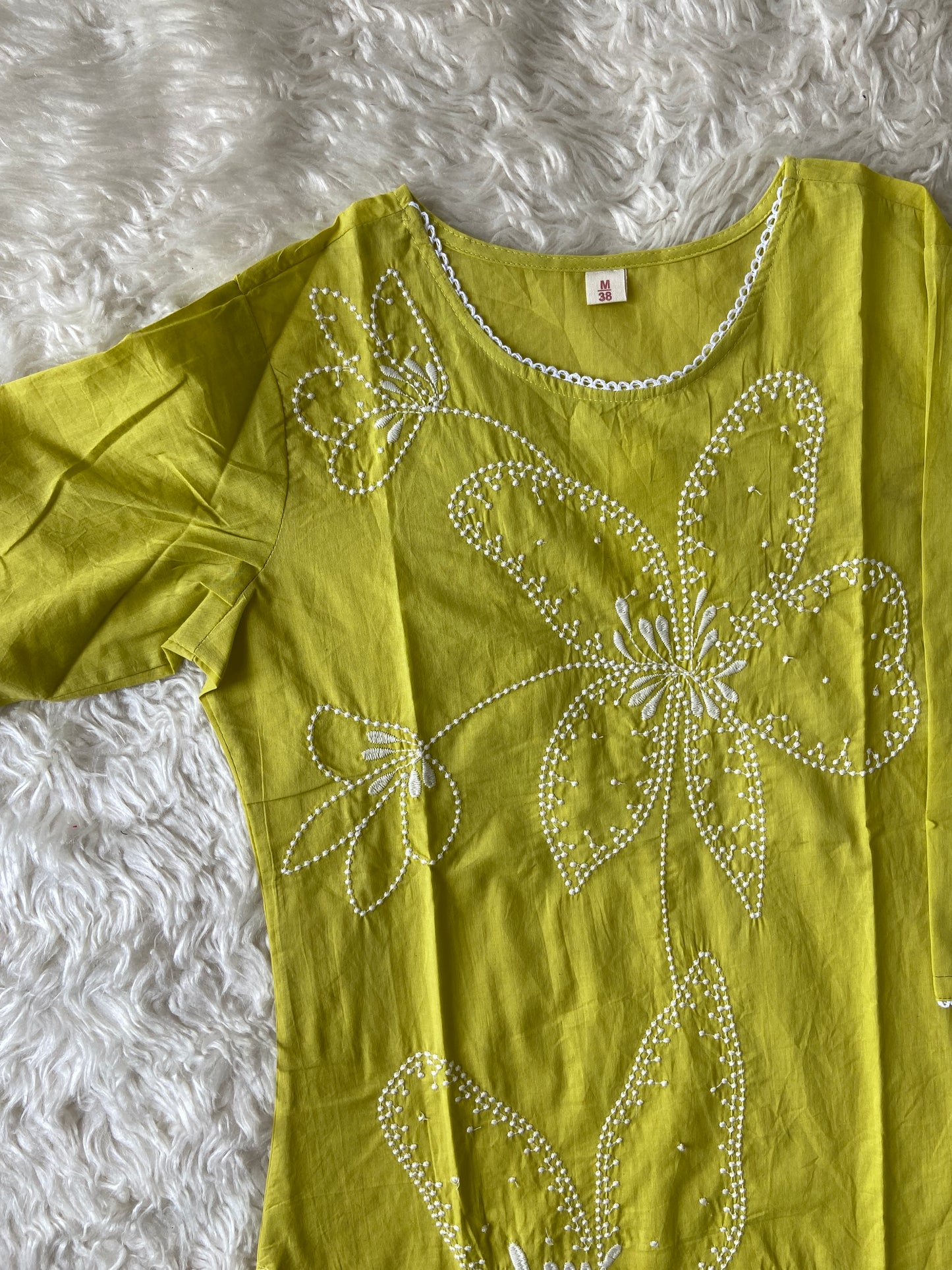 Hit selling 🛍️ Pure Cotton Kurti Pant Dupatta Set