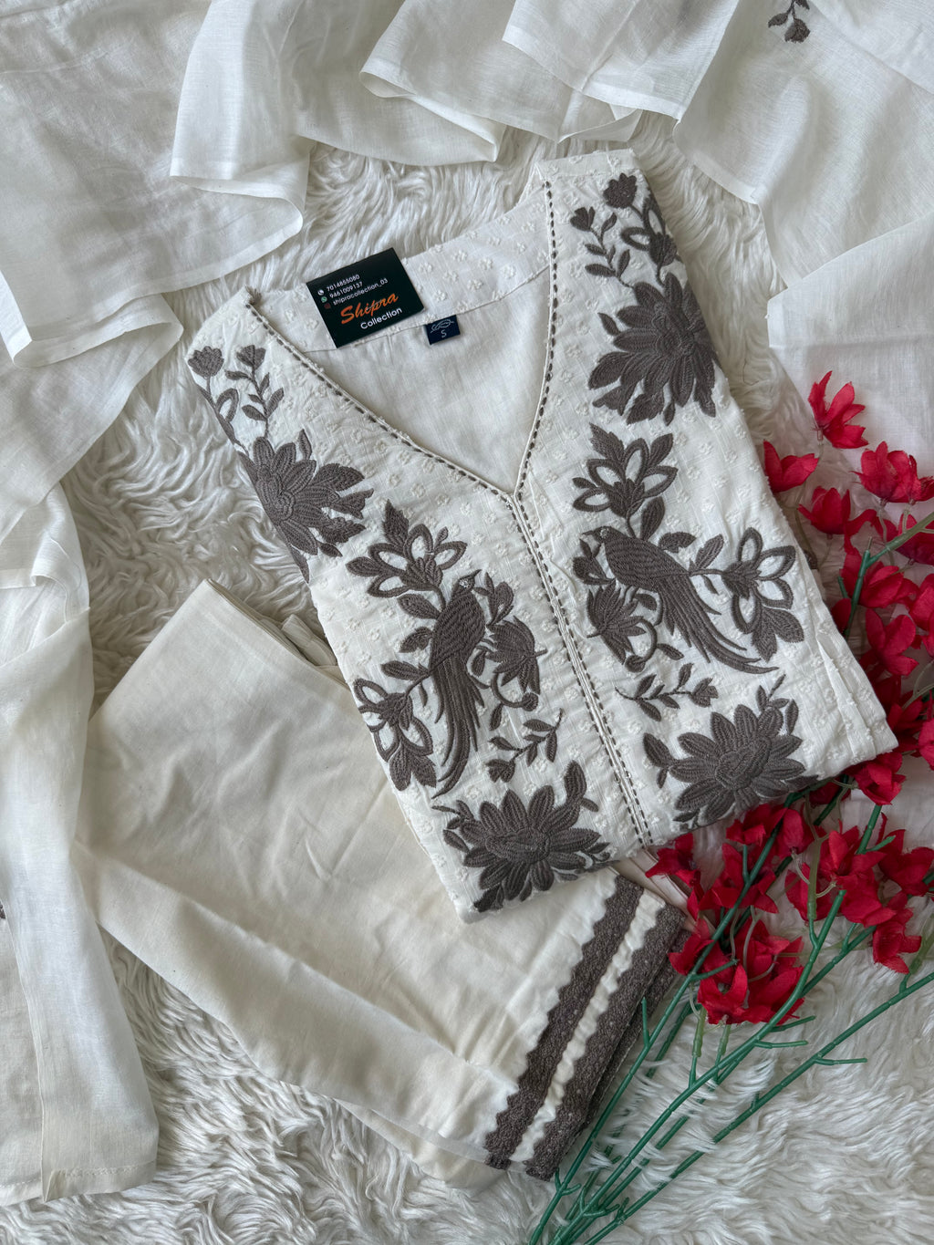 Premium Mul Cotton Thread Work Collection