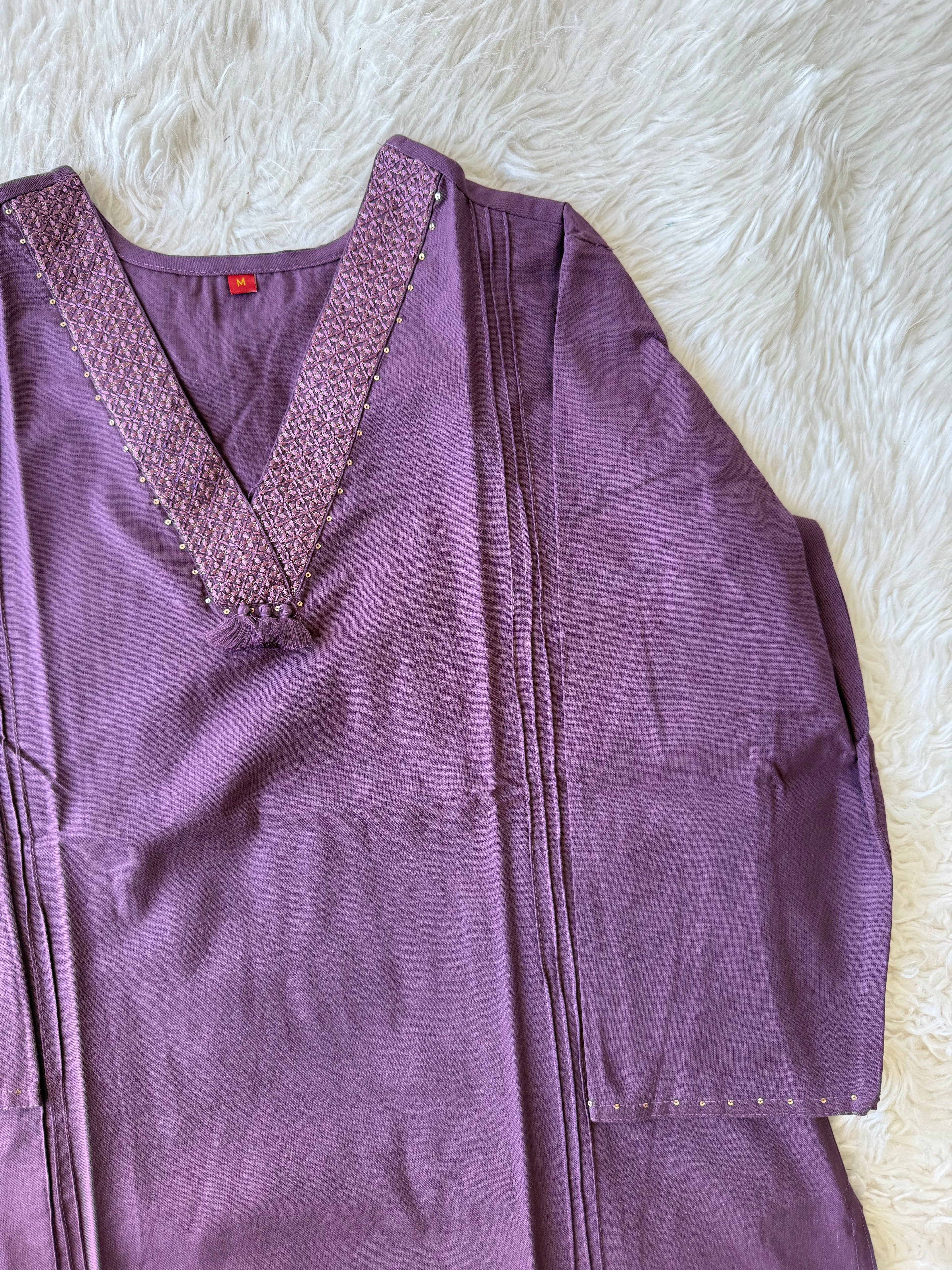 Premium Khadi Cotton Kurti Pant Set