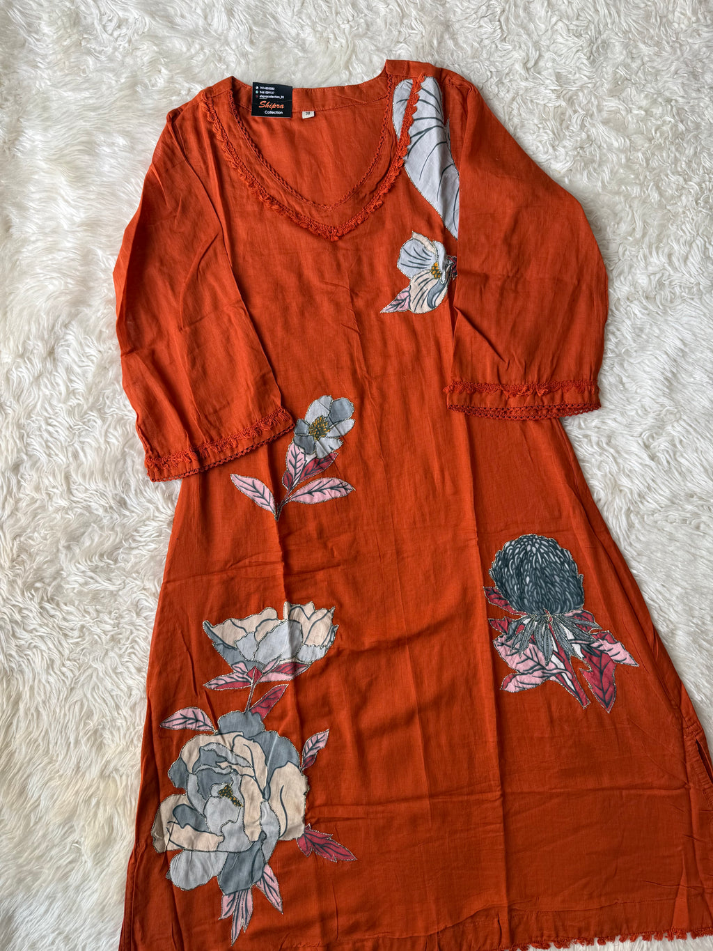 Mul Cotton Kurti Pant Dupatta Set