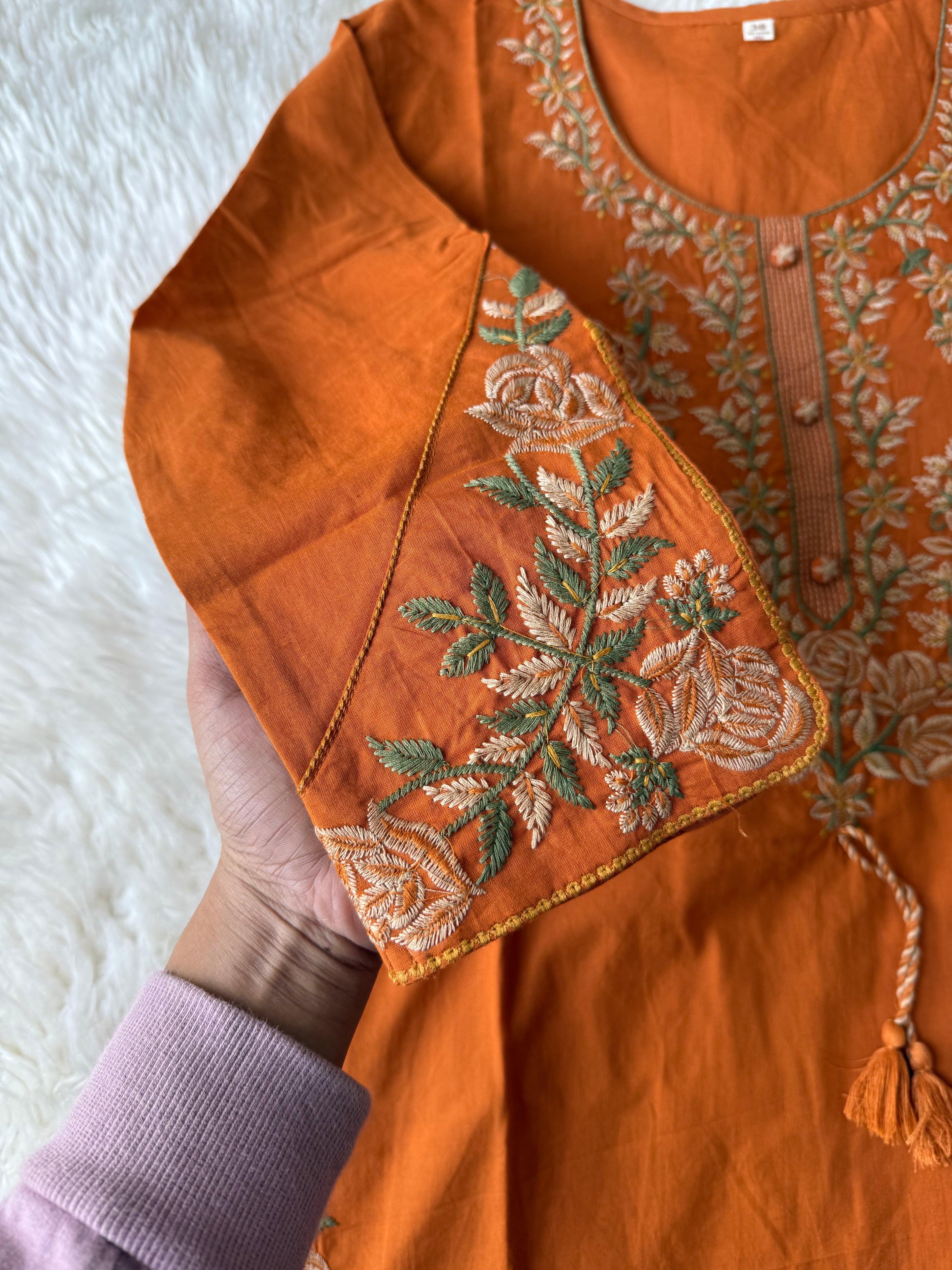 Premium Cotton Kurti Pant Dupatta Set