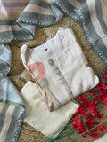“Plus Size” Linen Kurti Pant Dupatta Set