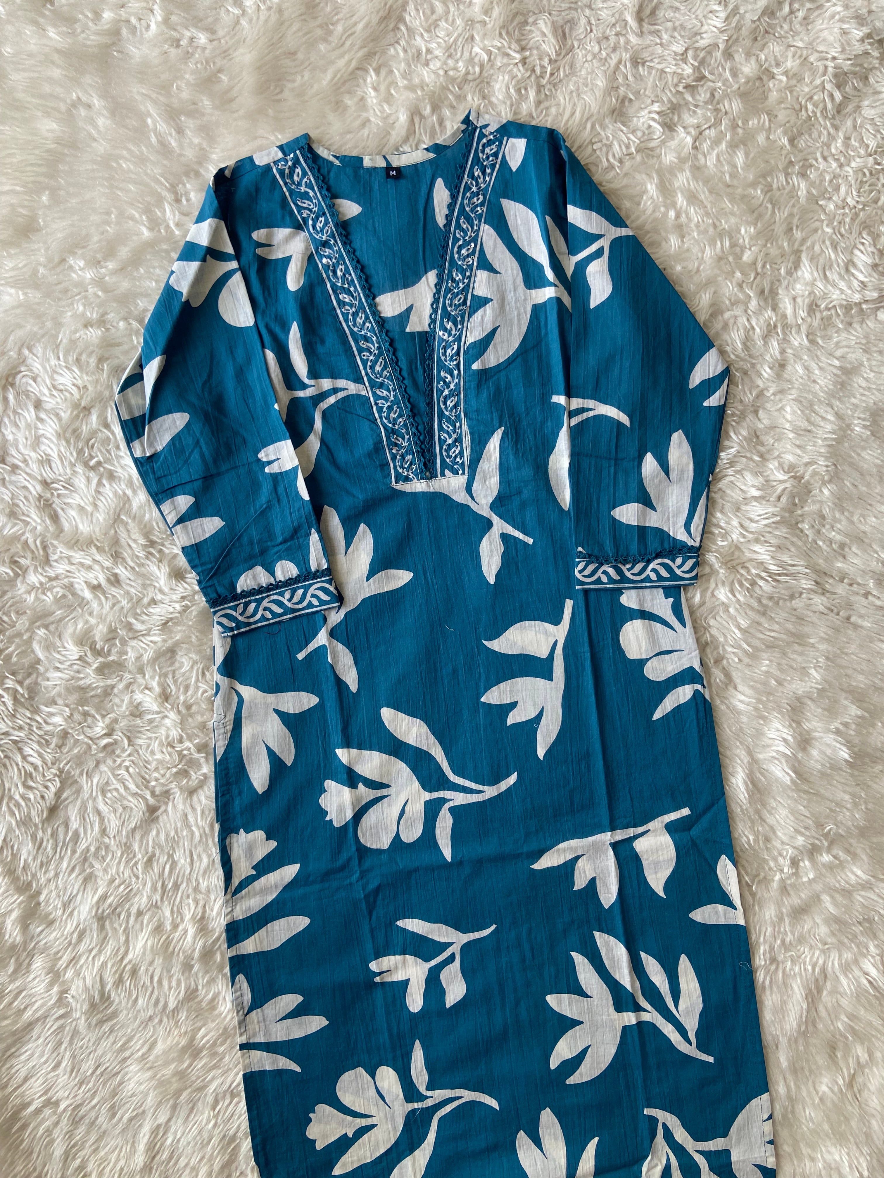 Budget Friendly Kurti Pant Dupatta Set