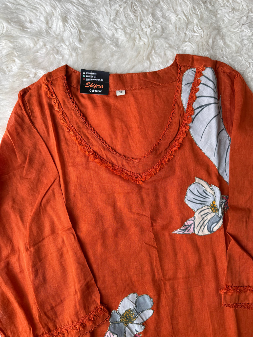 Mul Cotton Kurti Pant Dupatta Set