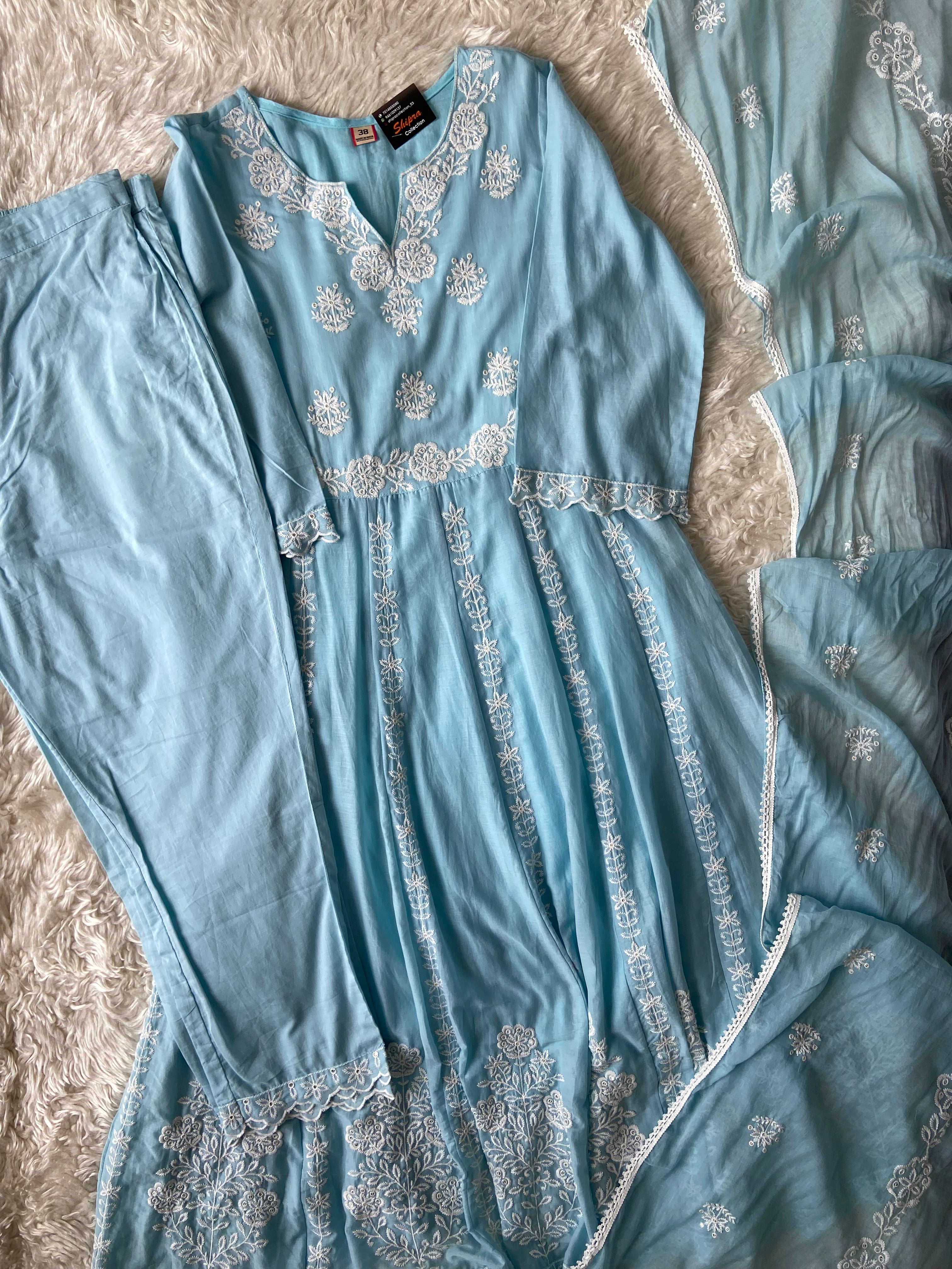 Premium Mul Cotton Thread Work Collection