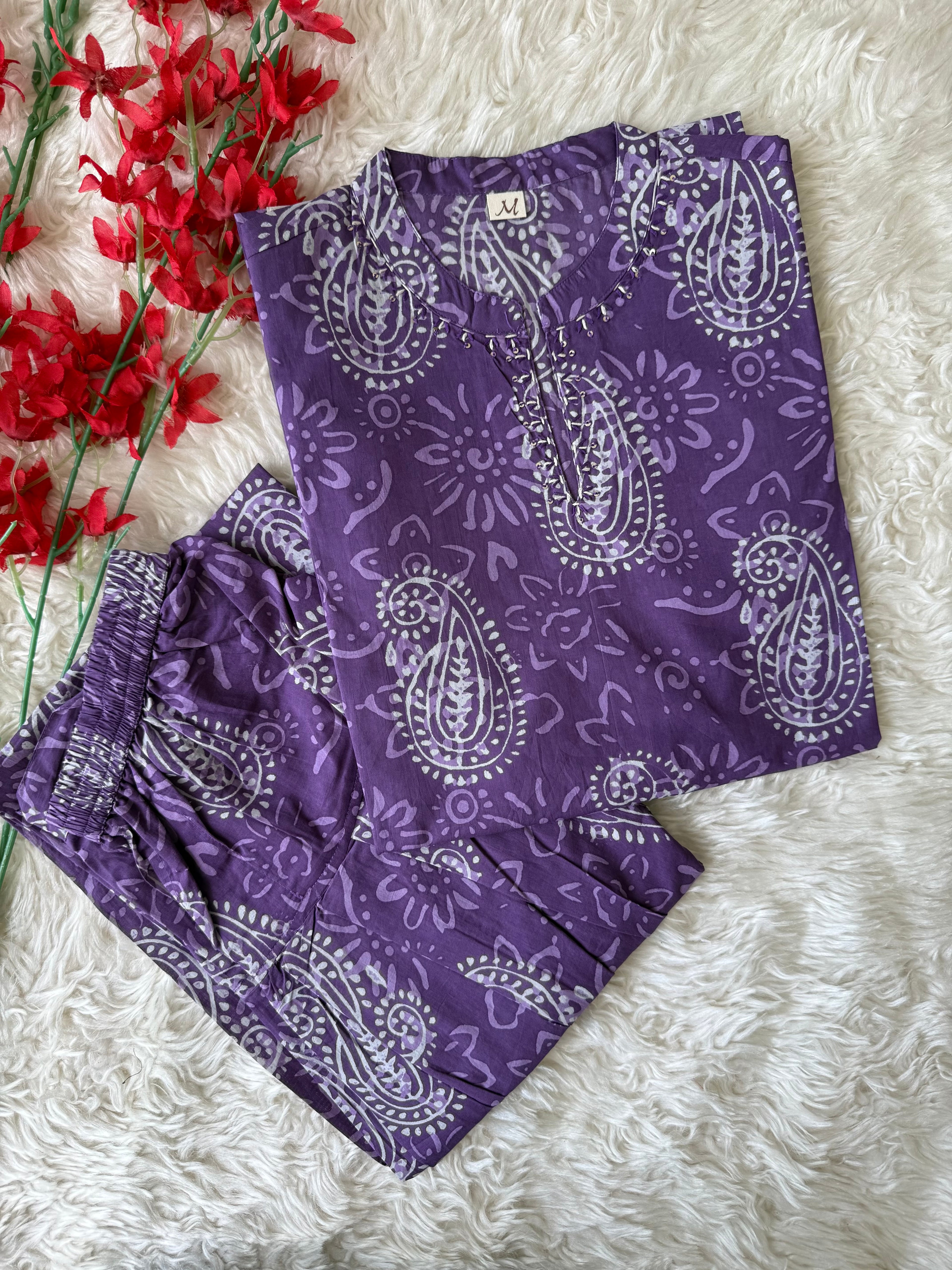 Premium Cotton Kurti Farshi Salwar Set
