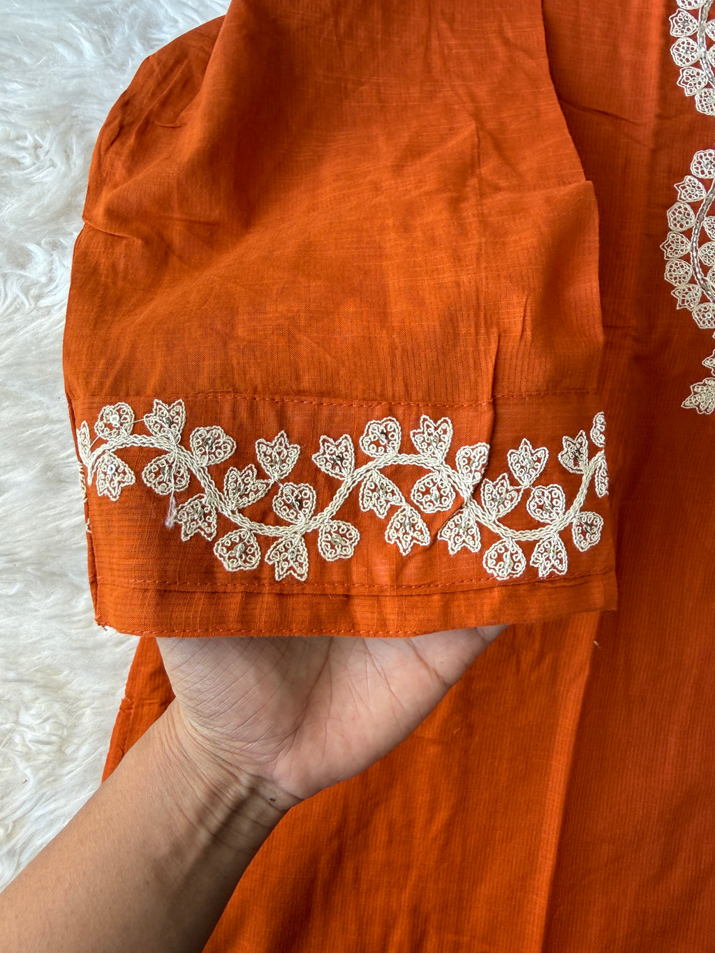 Premium Cotton Kurti Pant Dupatta Set