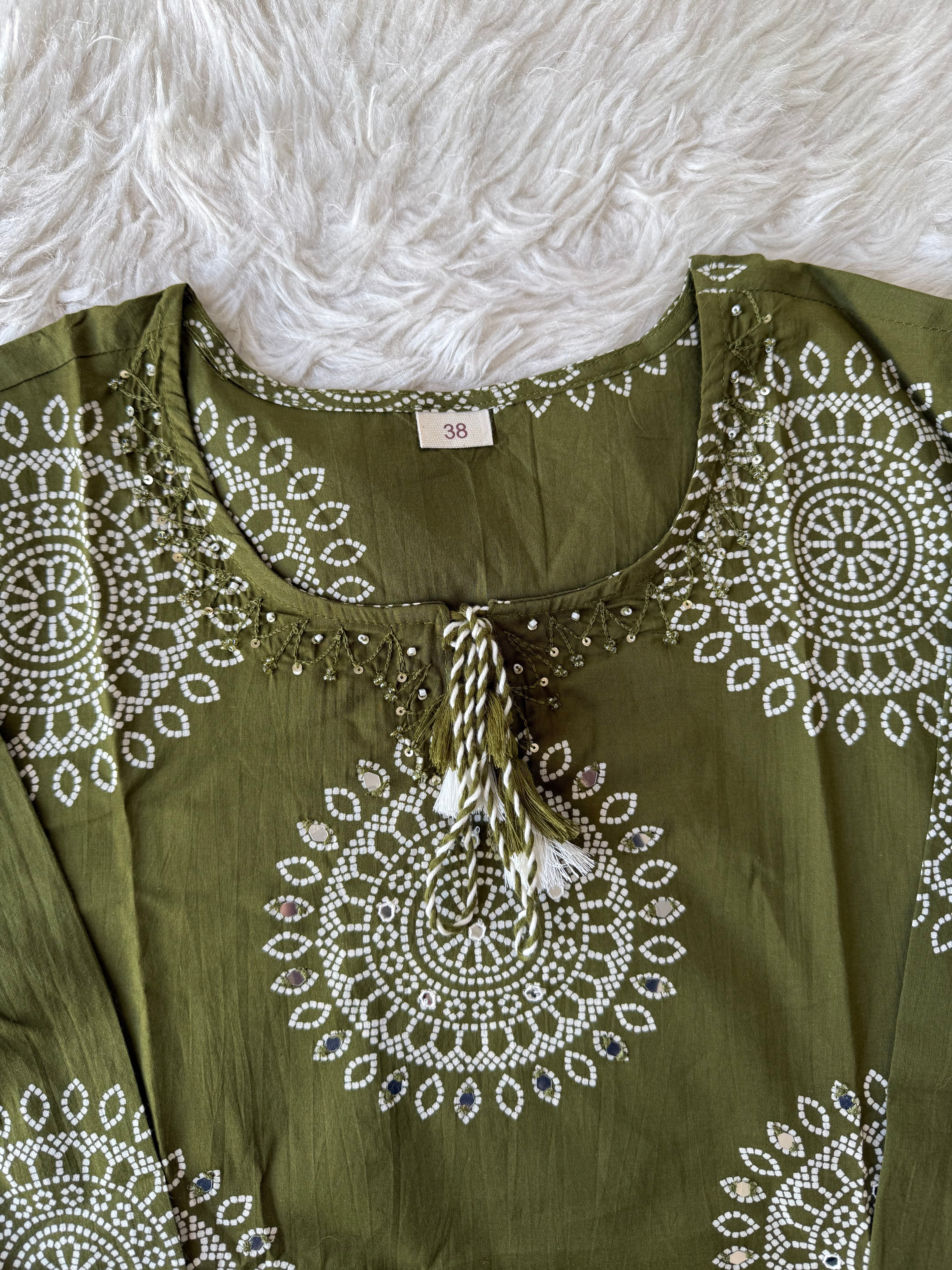Premium Cotton Kurti Plazo Pant Set