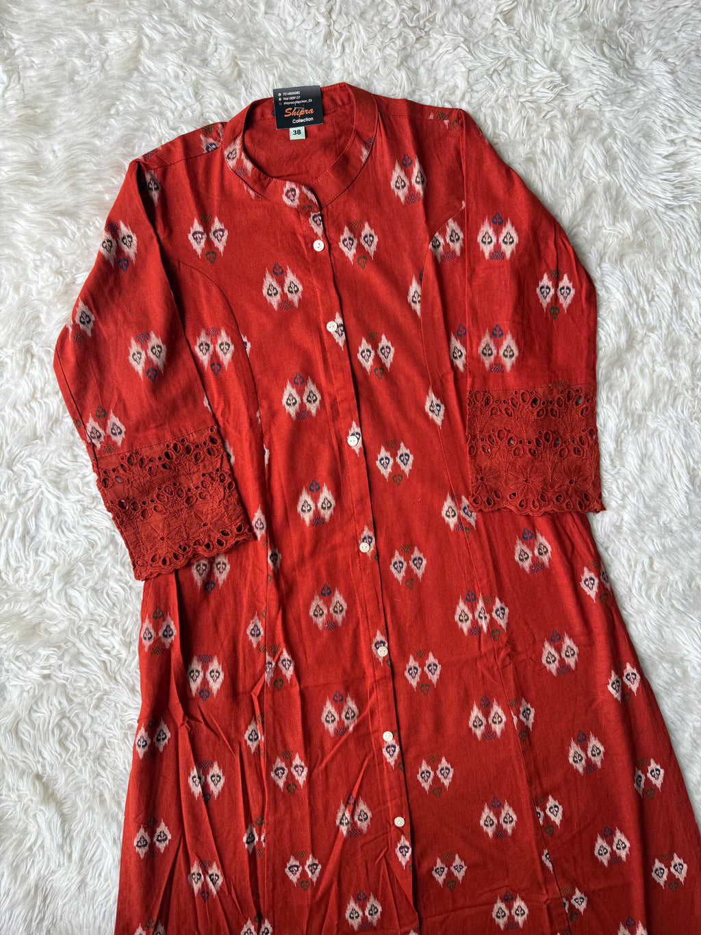 Khadi Cotton Aline kurti