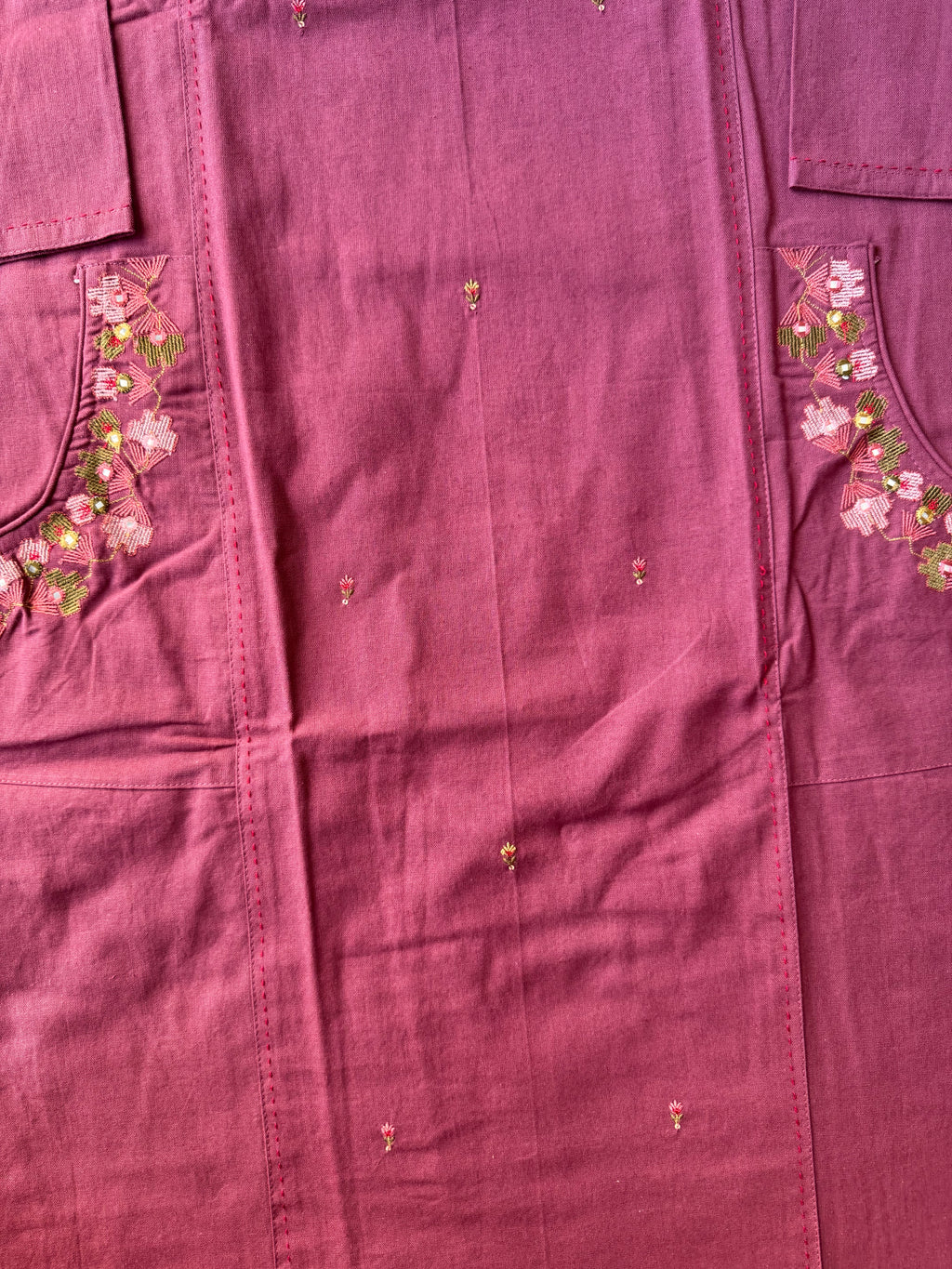 Premium Khadi Cotton Kurti Pant Set