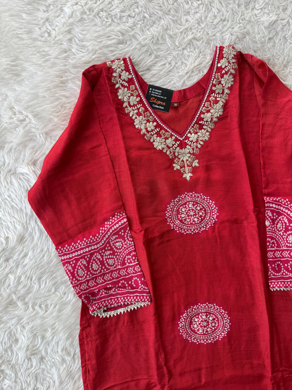 Dola Silk Kurti Pant Dupatta Set