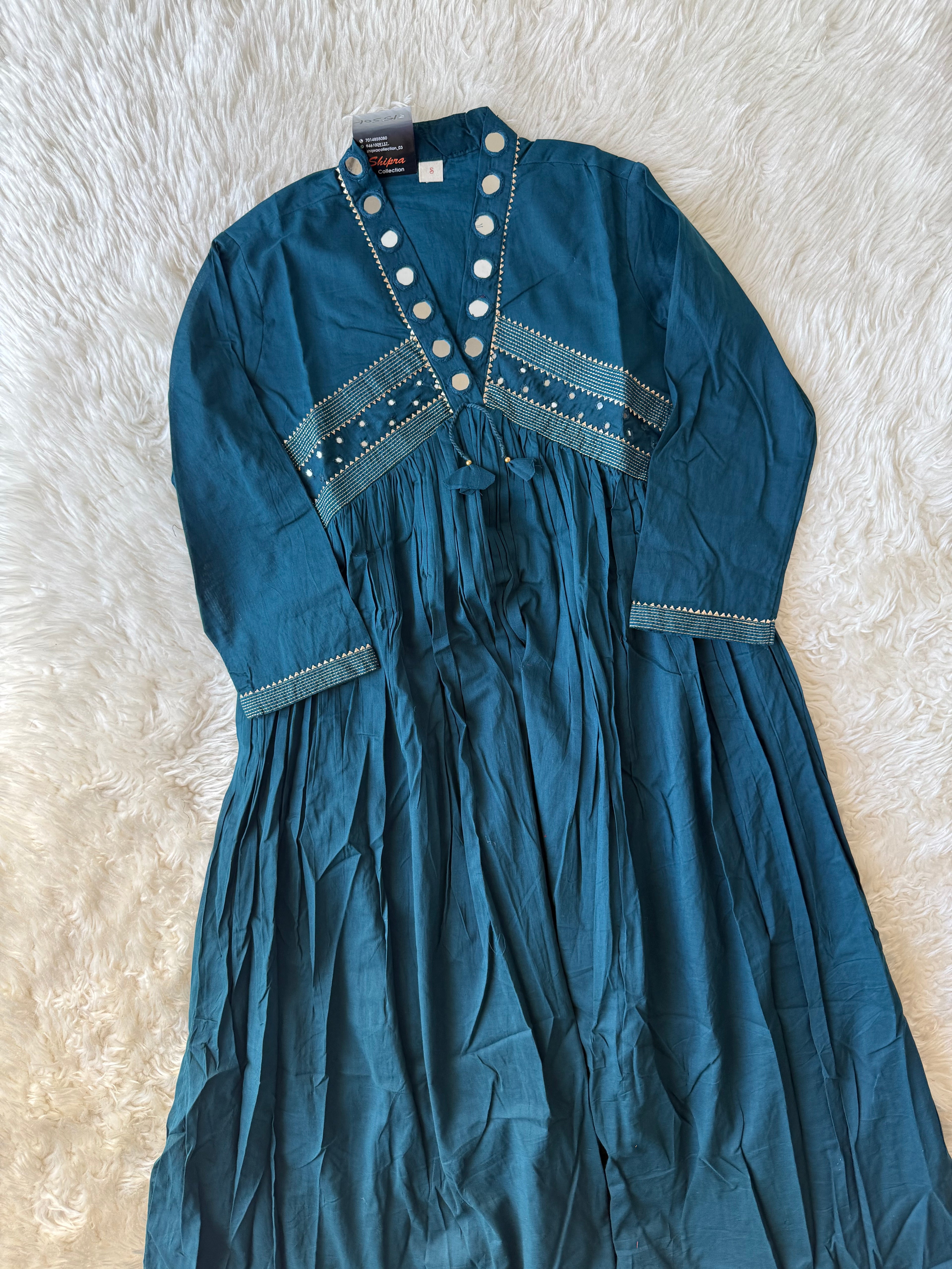 Premium Cotton Flare Kurti Pant Set