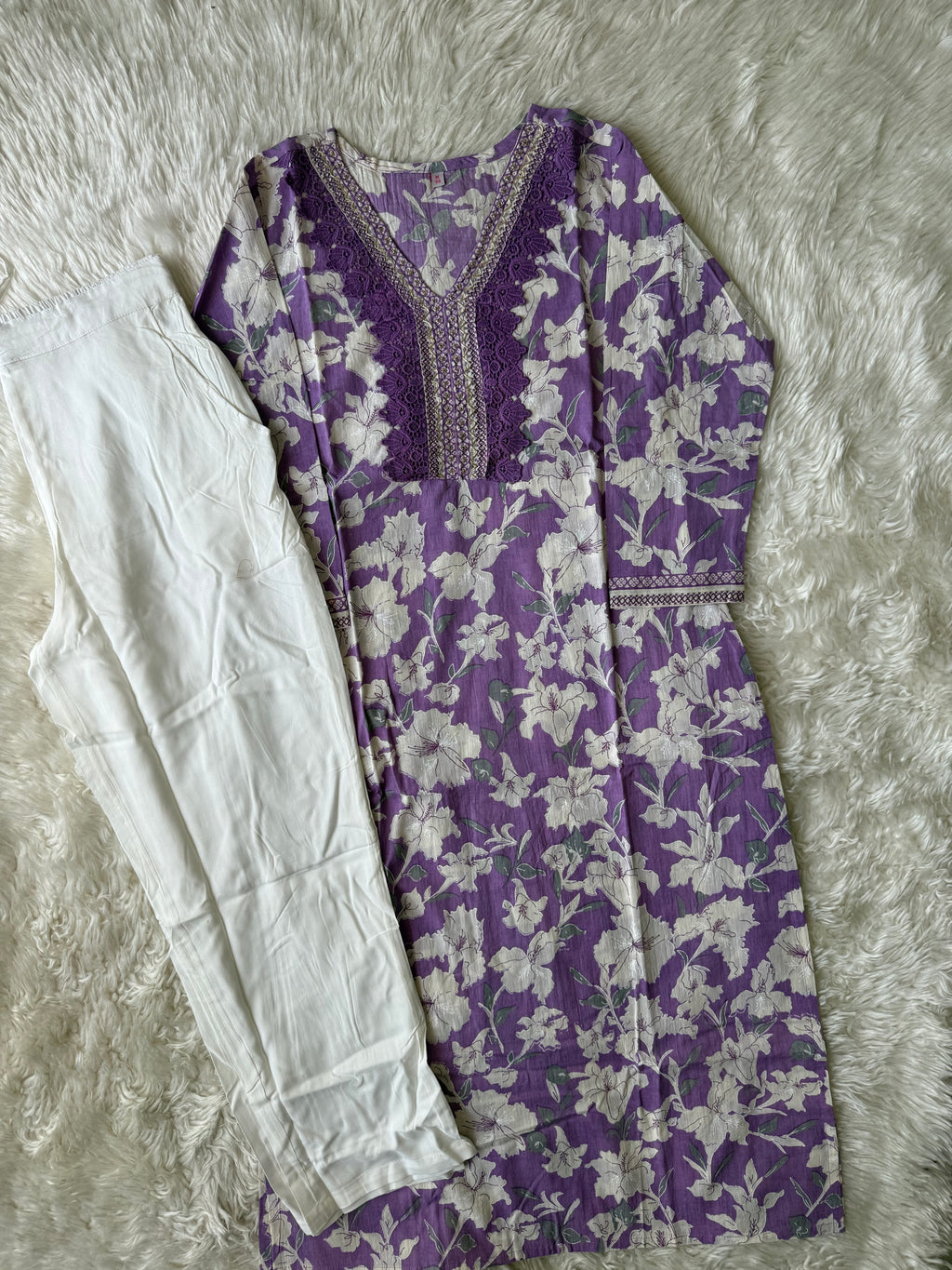Premium Cotton Kurti Pant Set