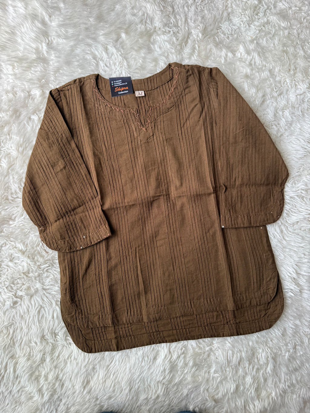 Khadi Cotton Short Kurti