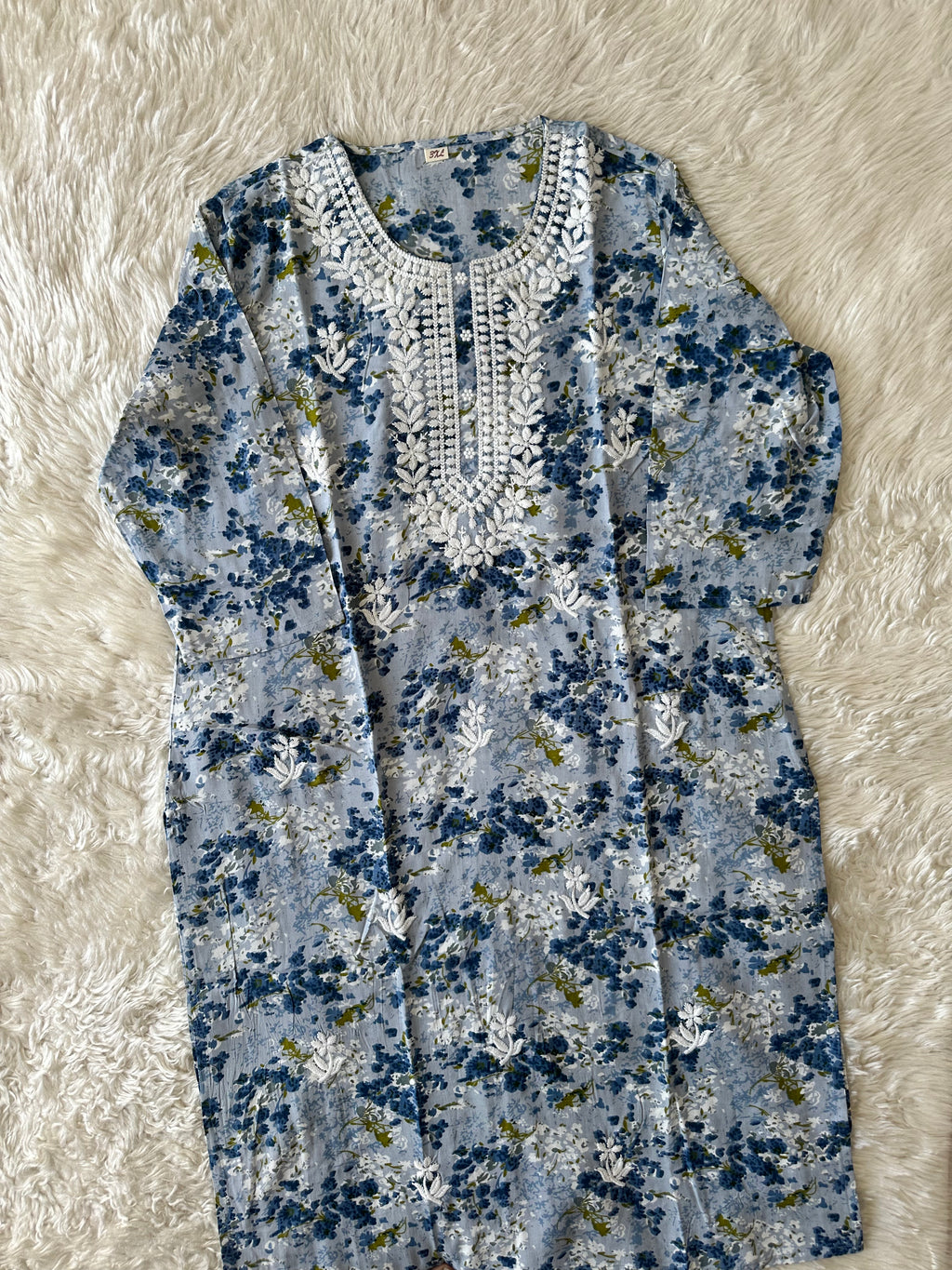 Rayon Kurti Pant Set