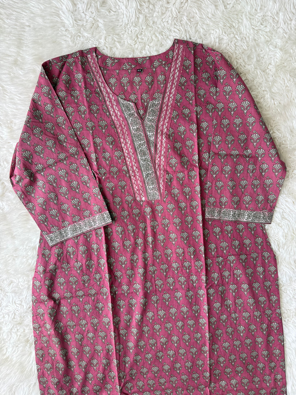 Premium Cotton Kurti Pant Dupatta Set