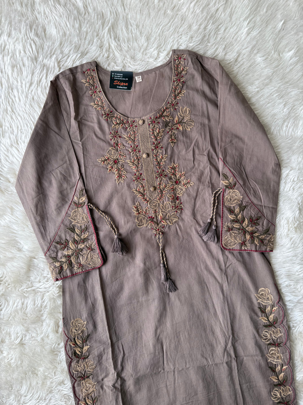 Premium Cotton Kurti Pant Dupatta Set