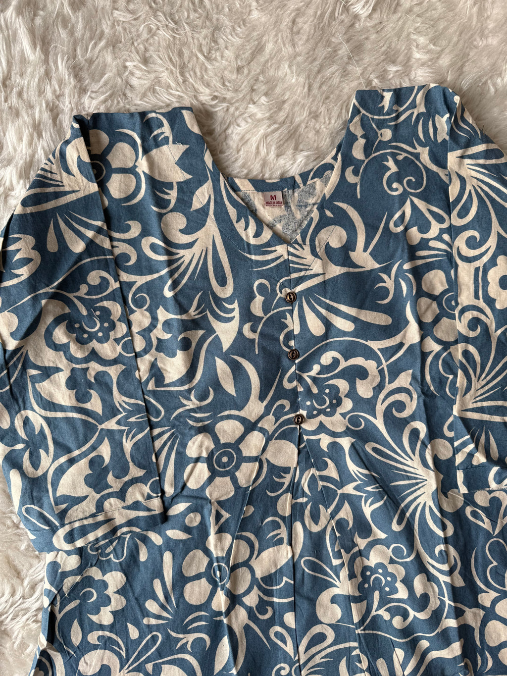 Khadi Cotton Kurti Pant Set