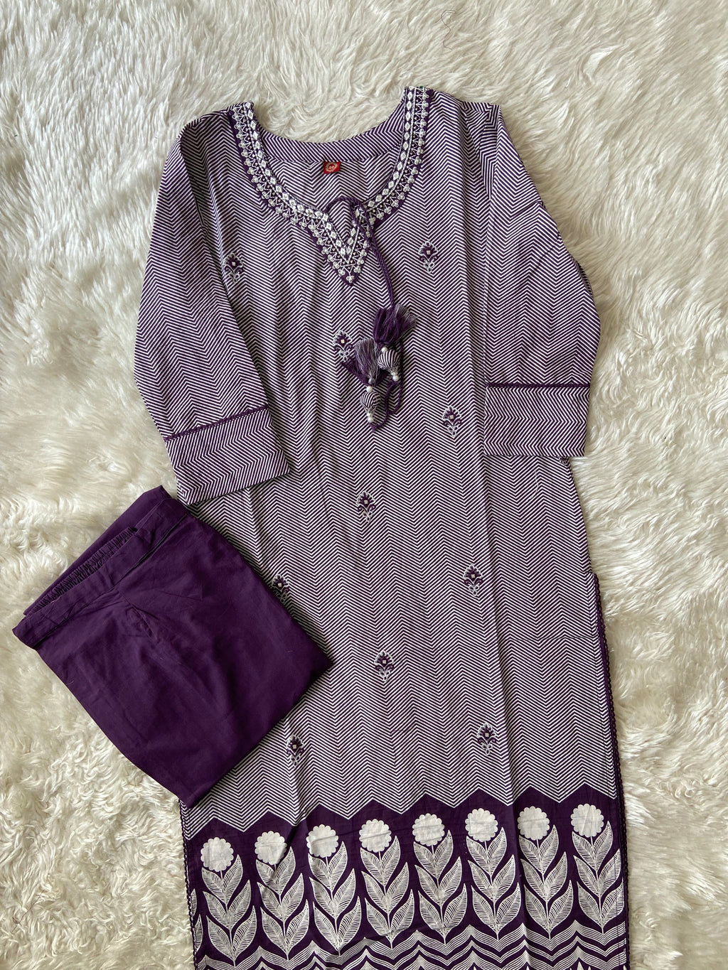 Pure Cotton Kurti Pant Set