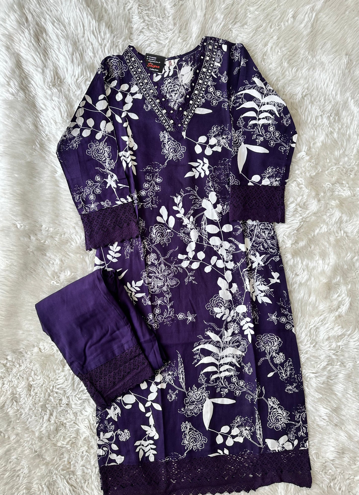 Rayon Kurti Pant Set