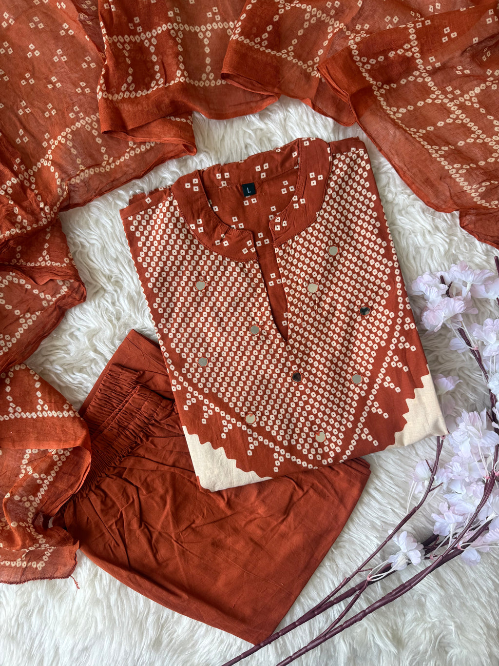 Budget Friendly Kurti Pant Dupatta Set