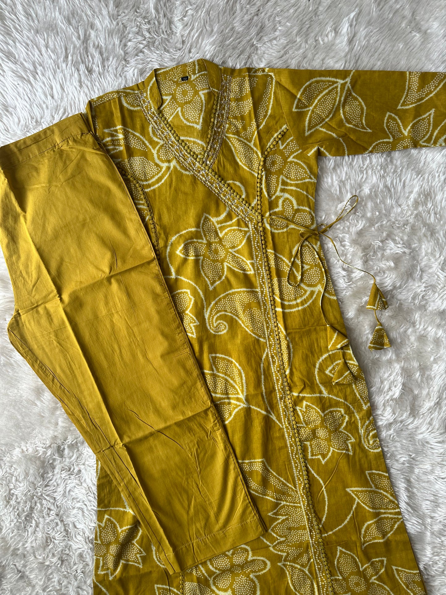 Premium Mul Cotton Kurti Pant Set