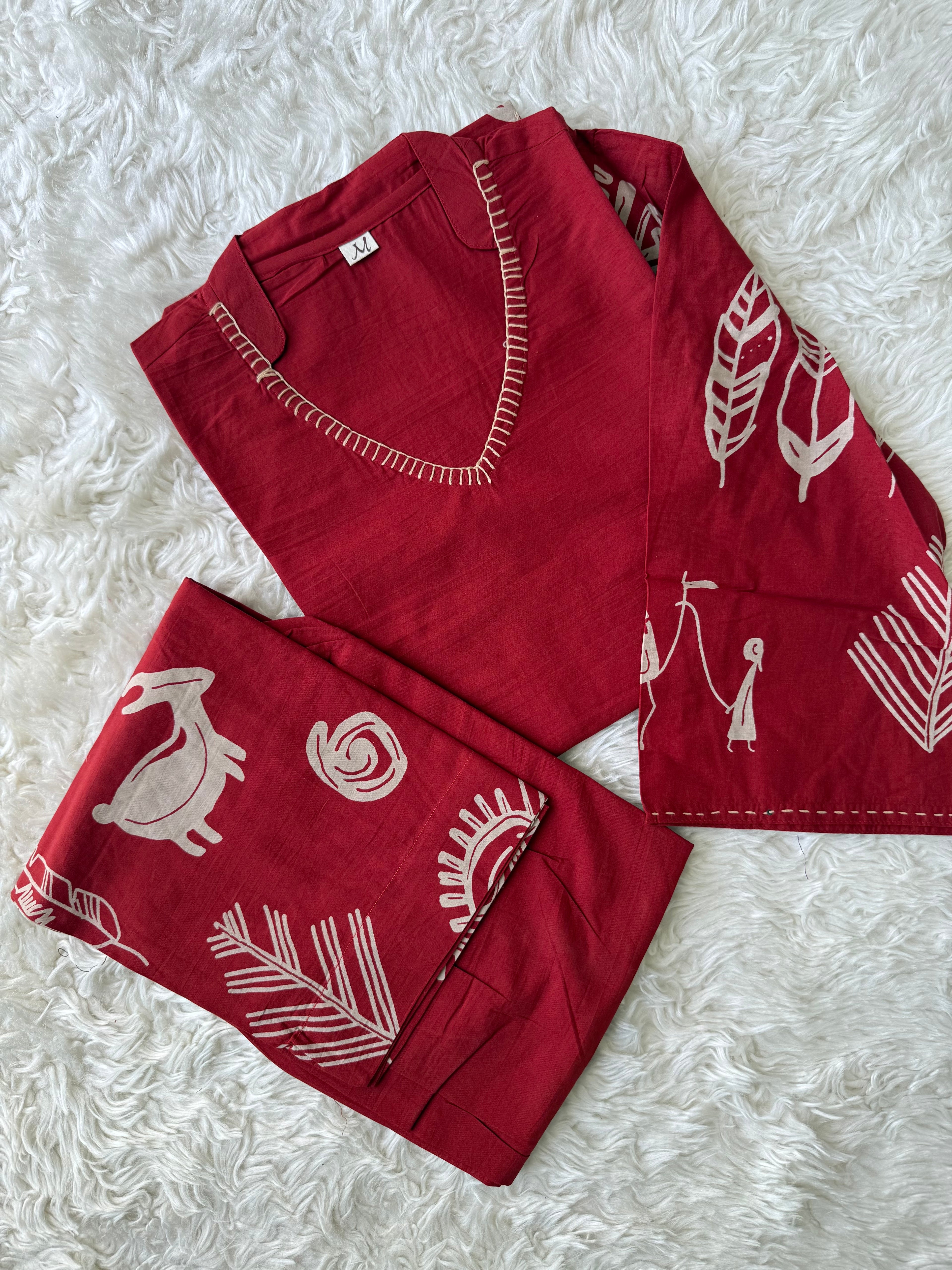Pure Cotton Co-ord Set