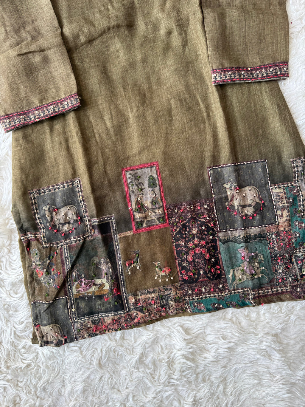 Chanderi Silk Co-ord Set