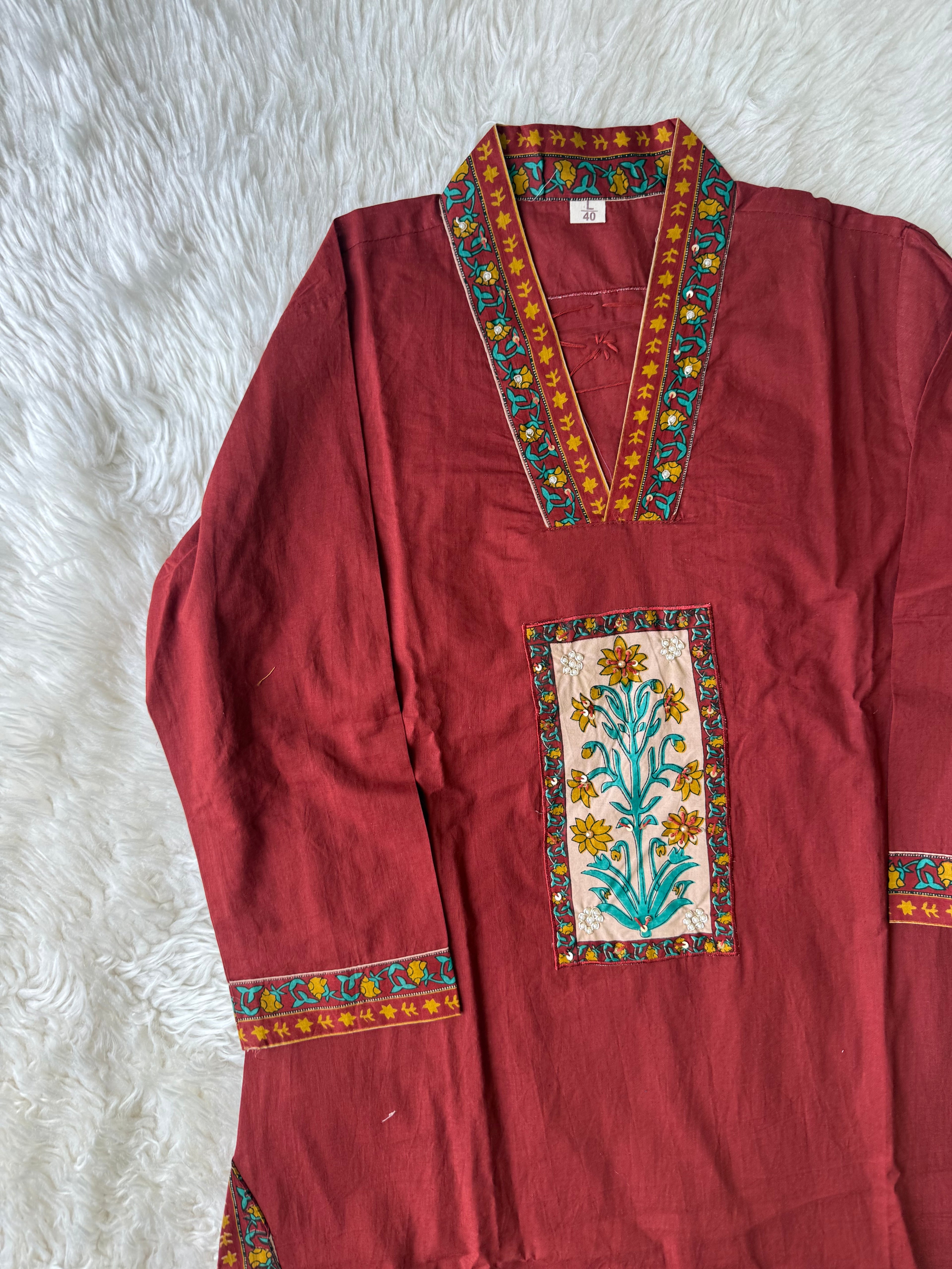 Premium Cotton Kurti Pant Set