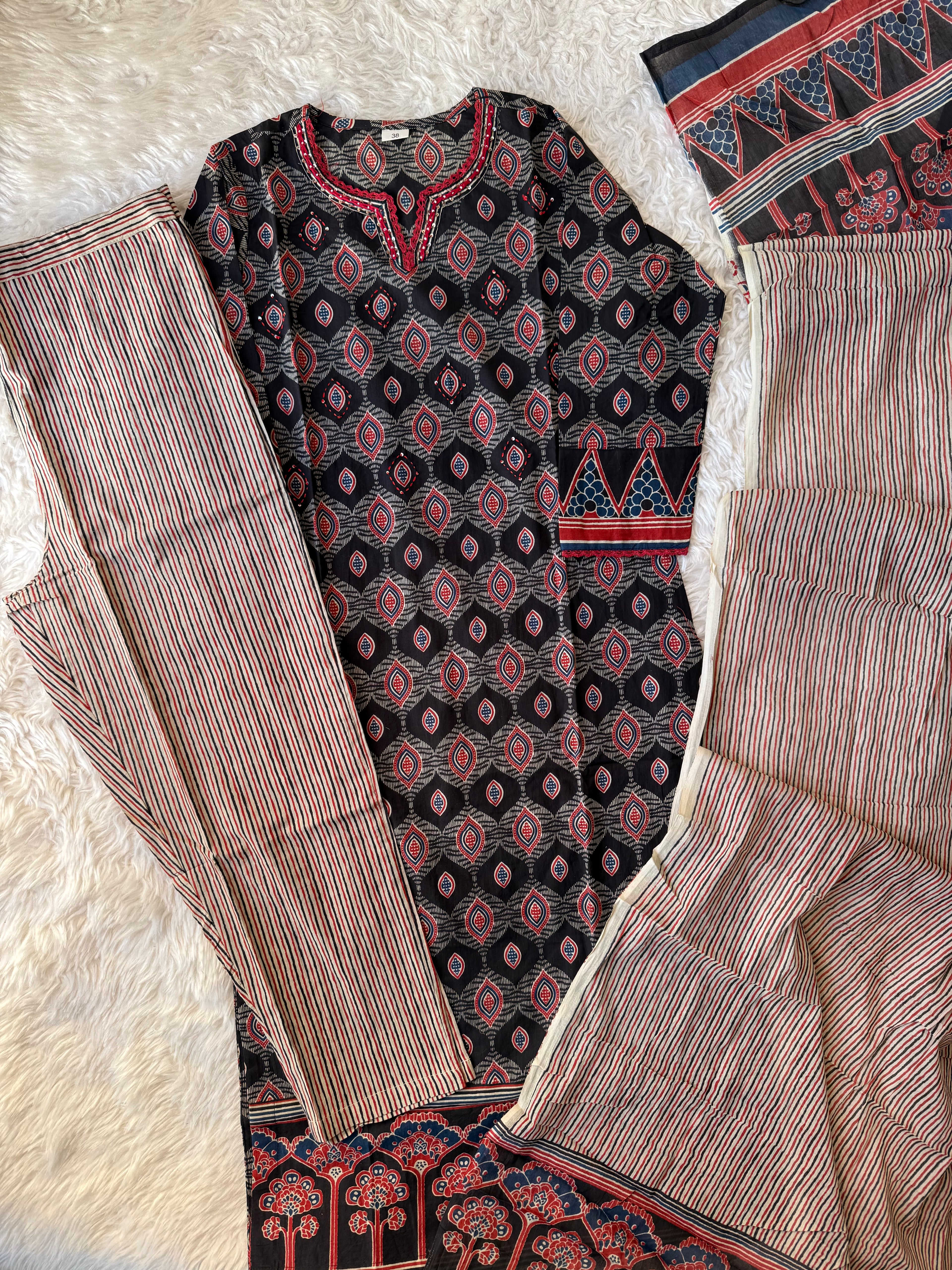 Pure Cotton Kurti Pant Cotton Set