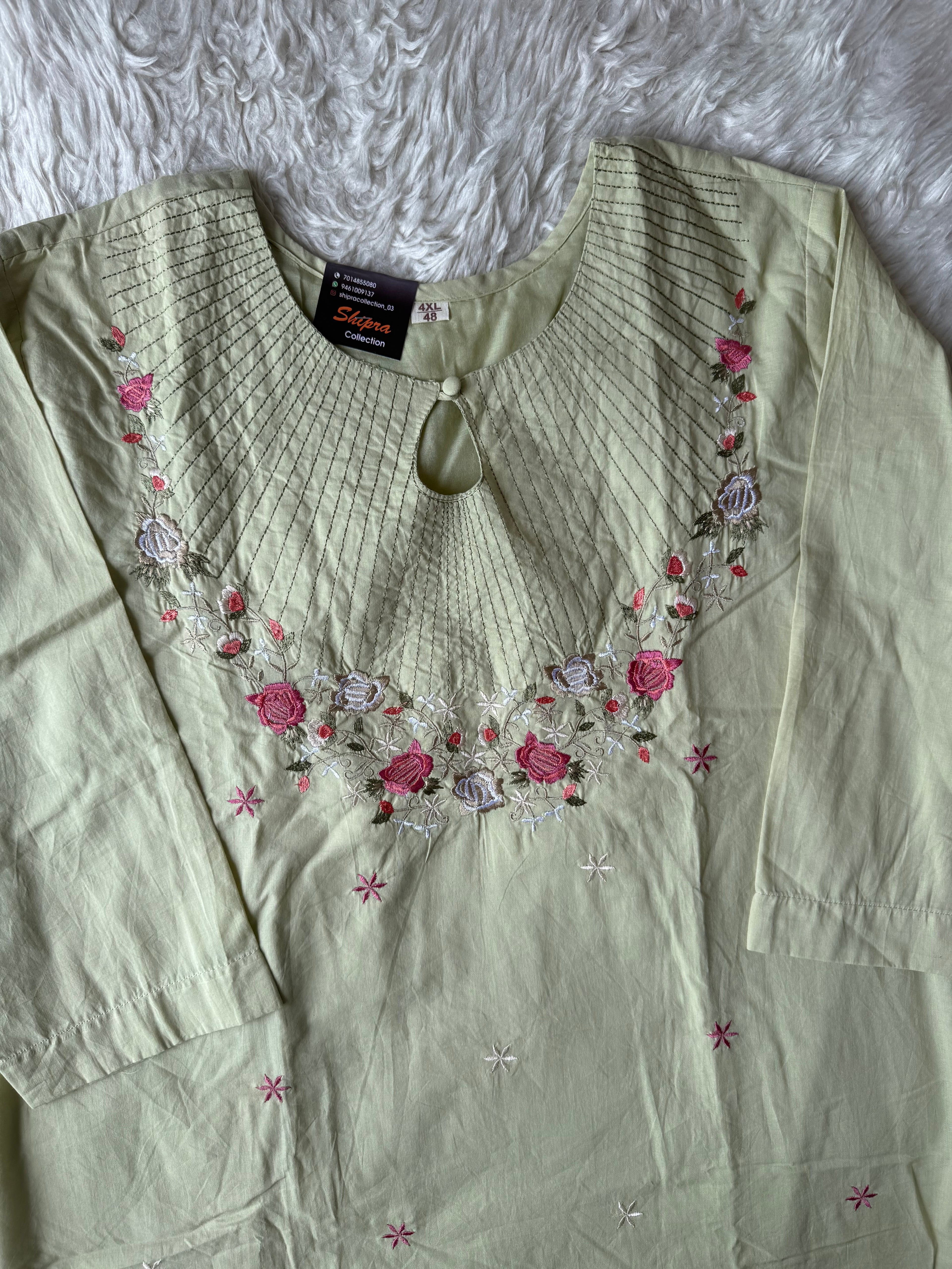 Premium Mul Cotton Thread Work Collection