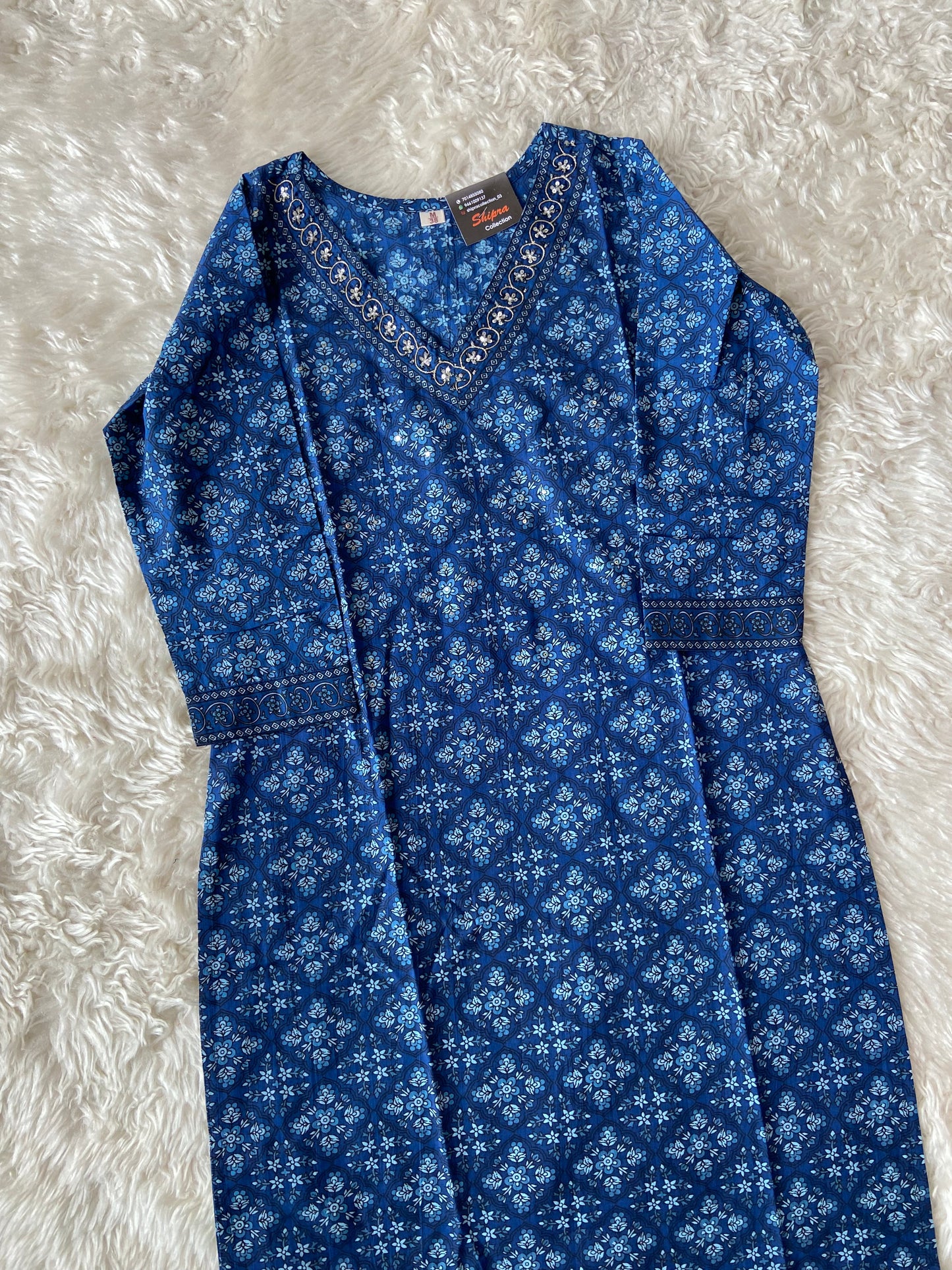 Premium Cotton Kurti Pant Dupatta Set