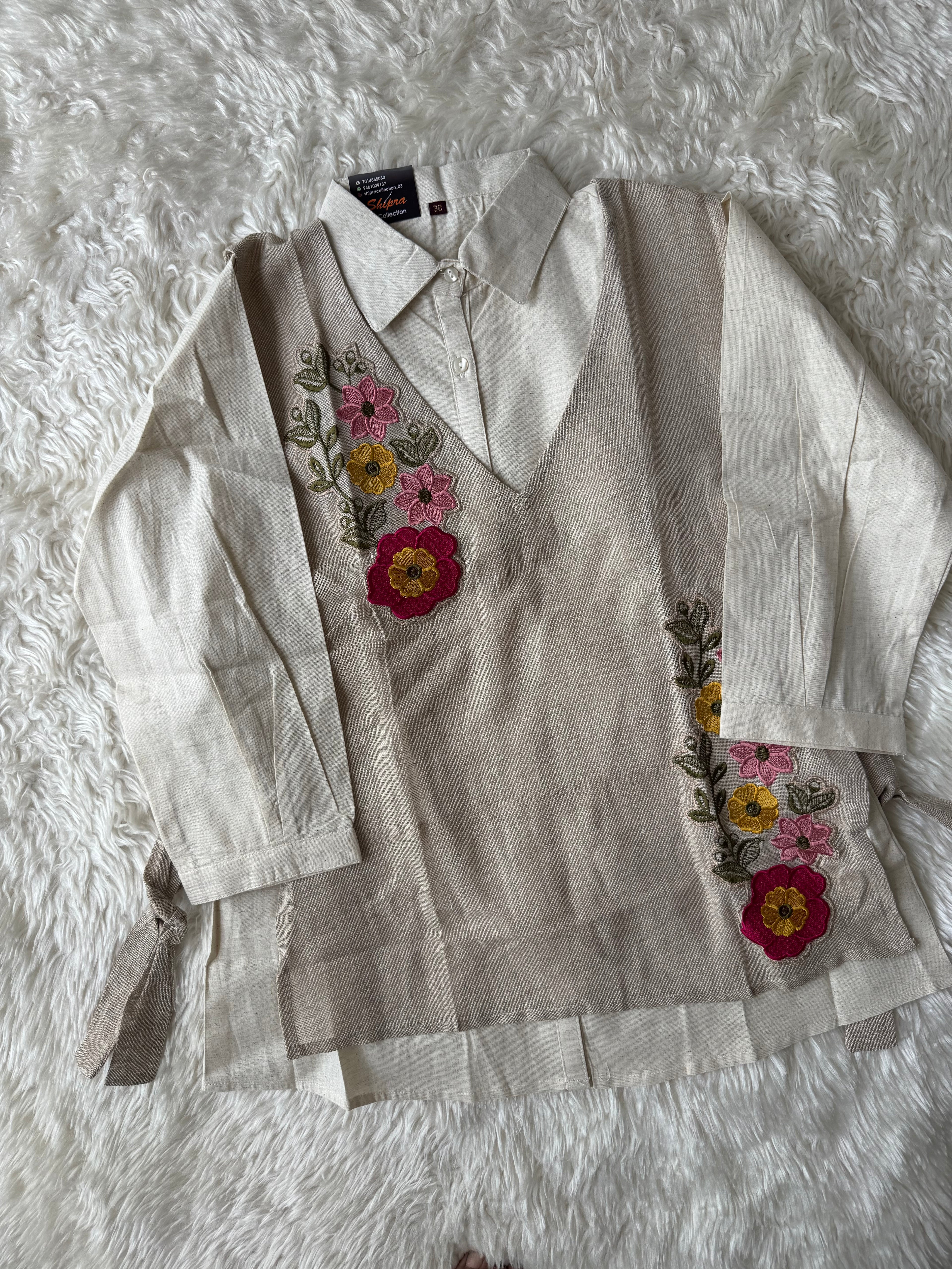 Jute Cotton Co-ord Set