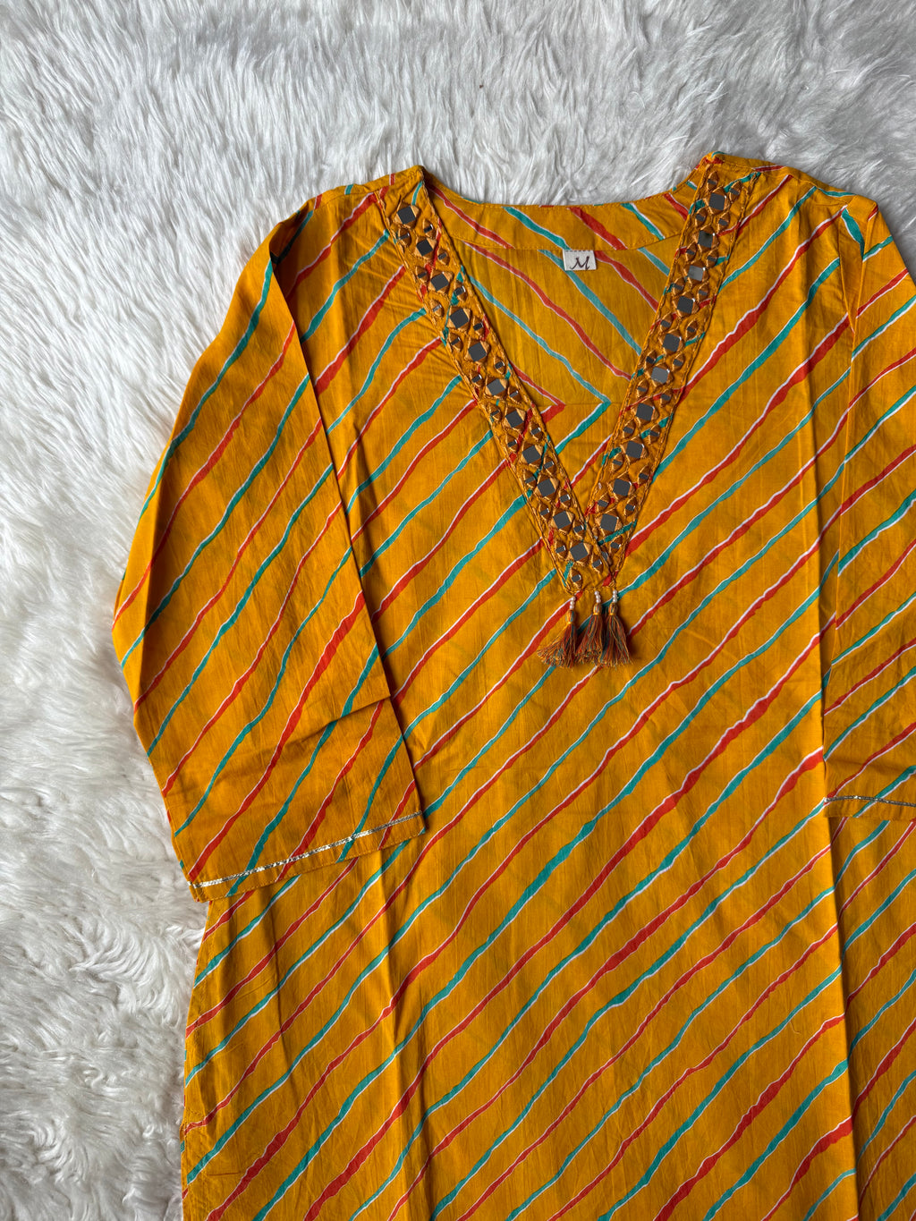 Premium Cotton Lehariya Set