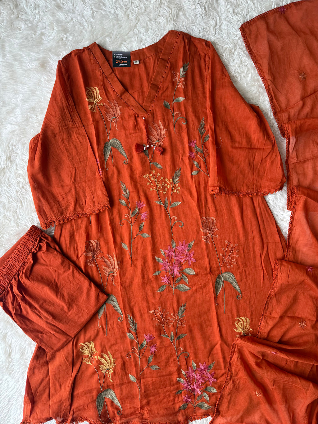 Premium Mul Cotton Thread Work Collection