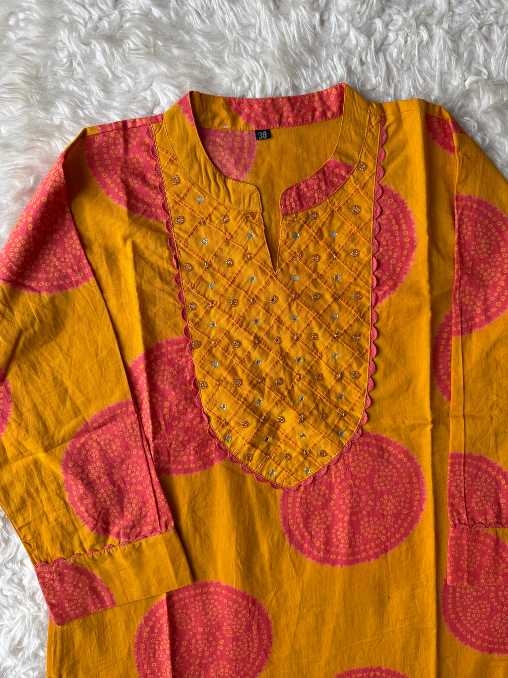 Premium Cotton Bandhani Set