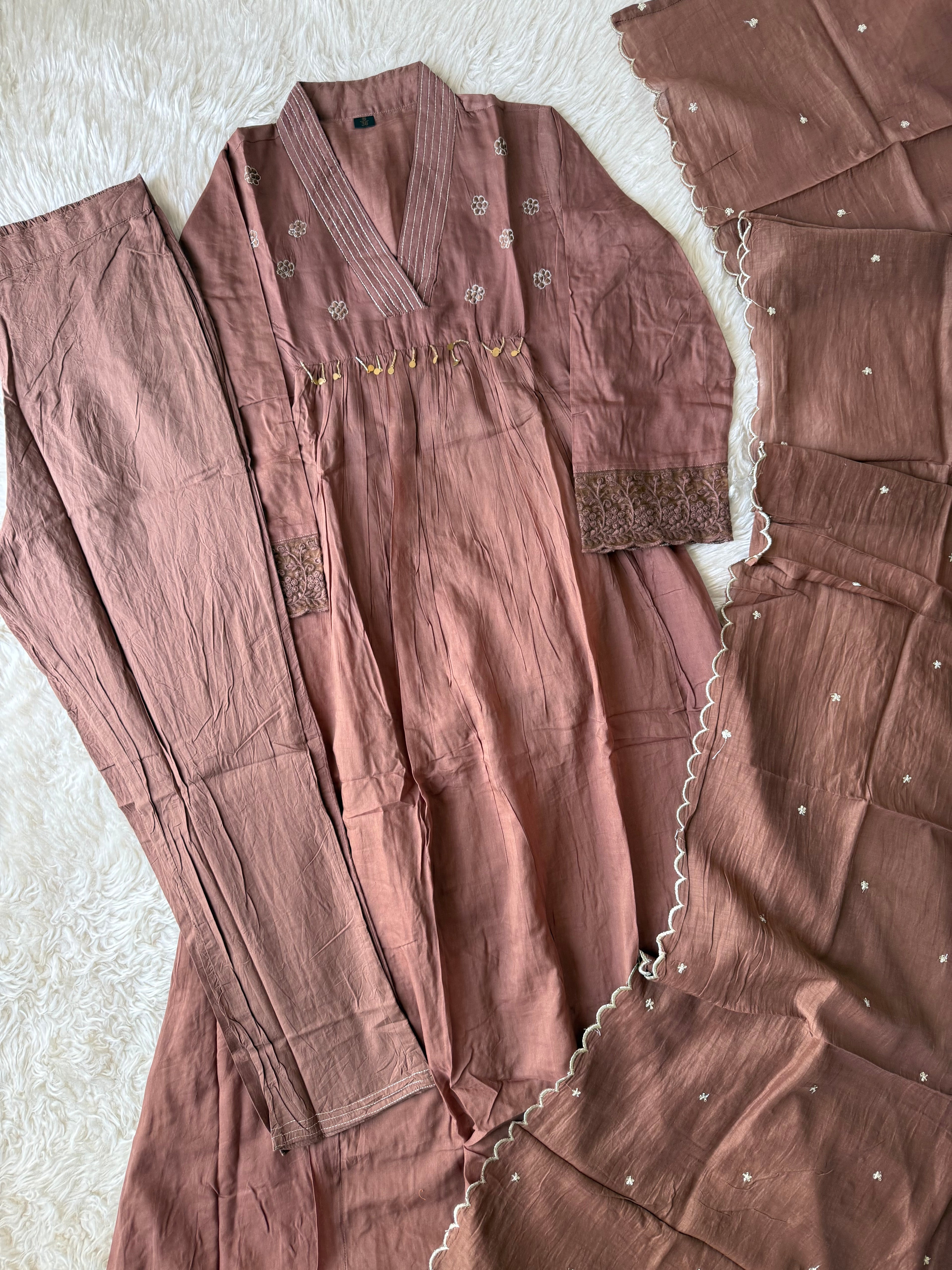Premium Mul Cotton Kurti Pant Dupatta Set
