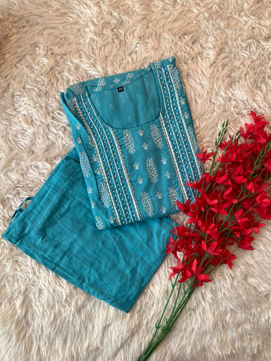 Stock Clearance 🚨 Cotton Kurti Pant Set